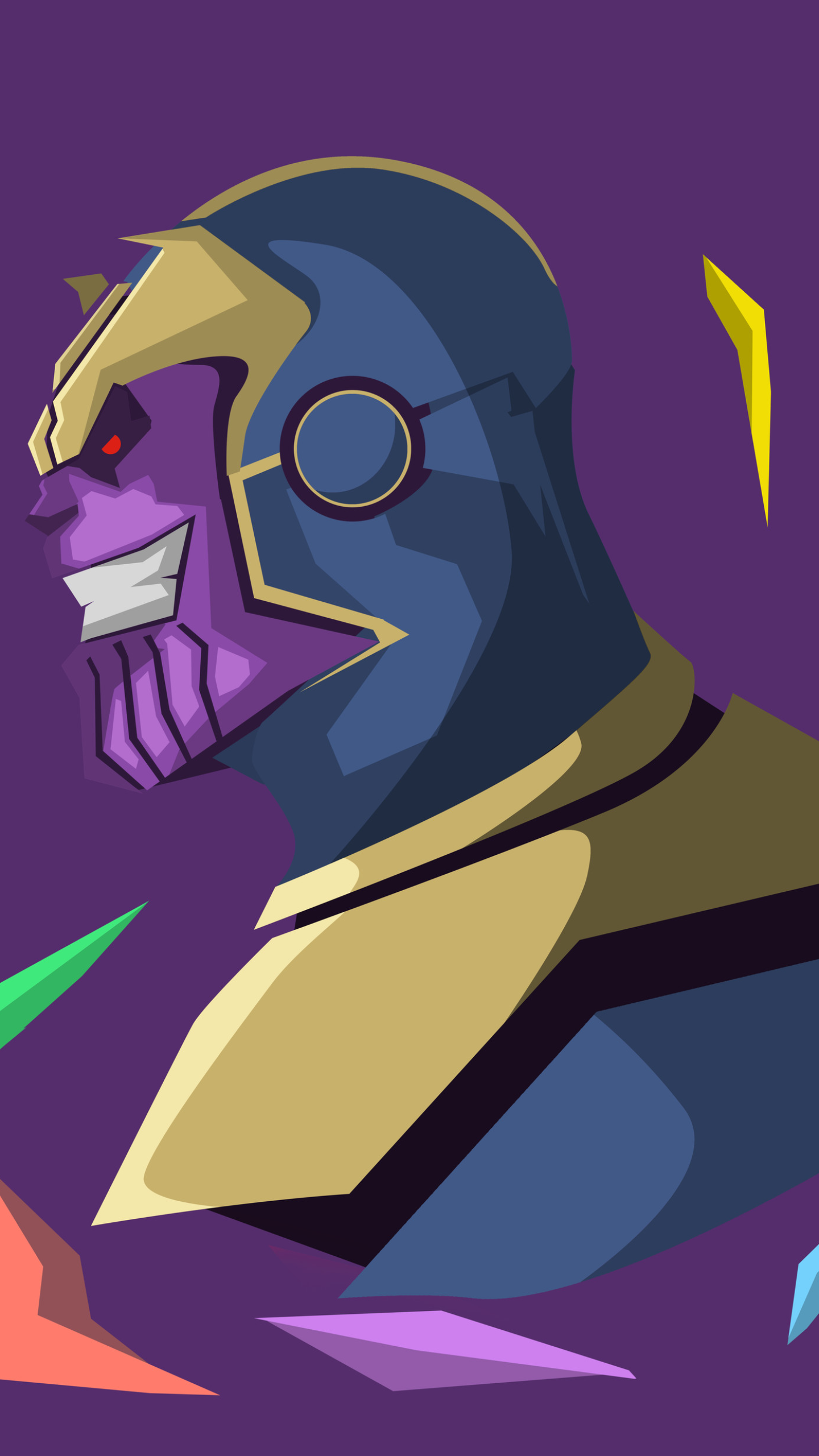Comics Thanos, Avengers: Infinity War, 1440x2560, Phone HD Wallpaper