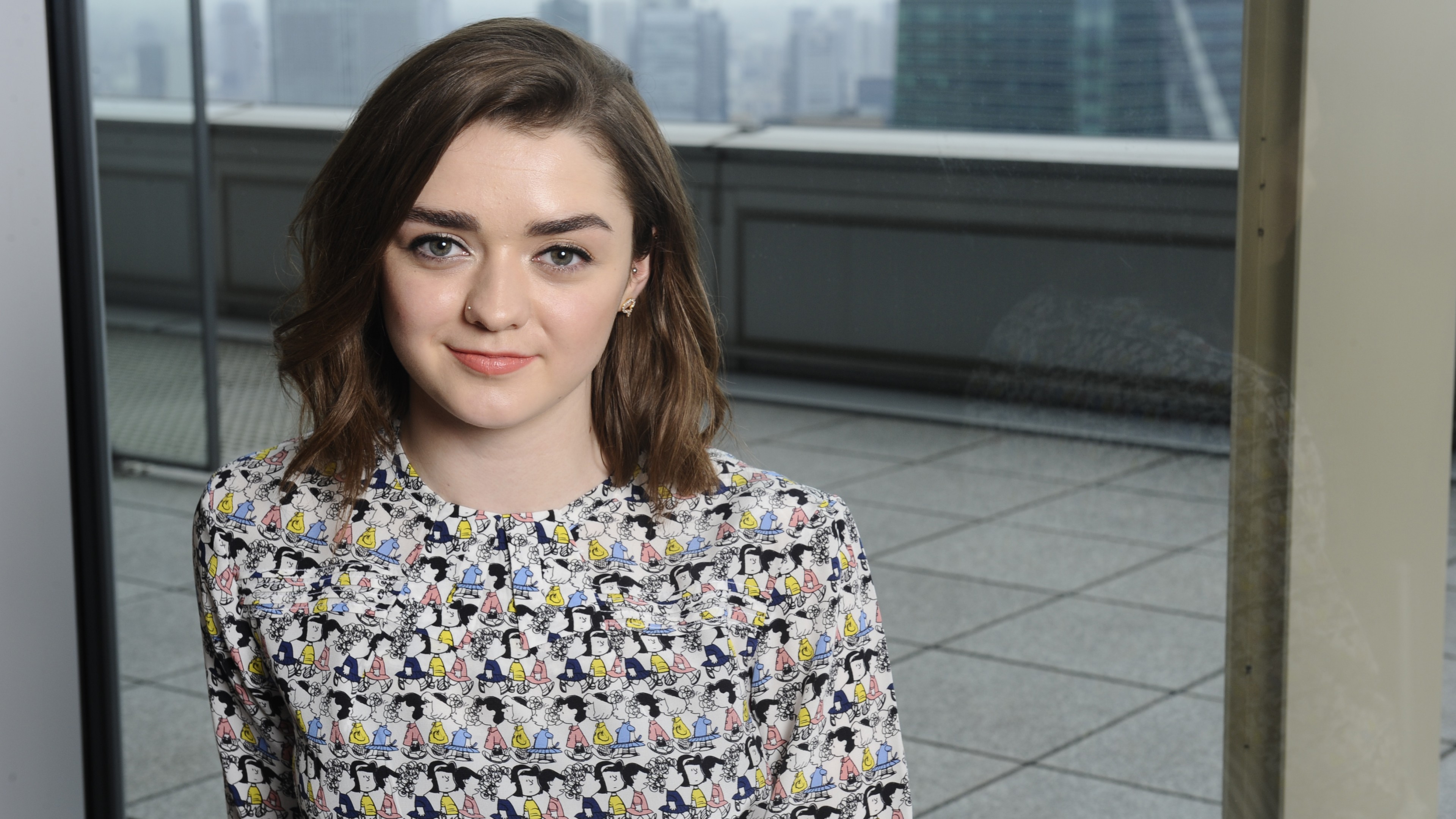 Maisie Williams, portrait, 4k, HD Wallpaper