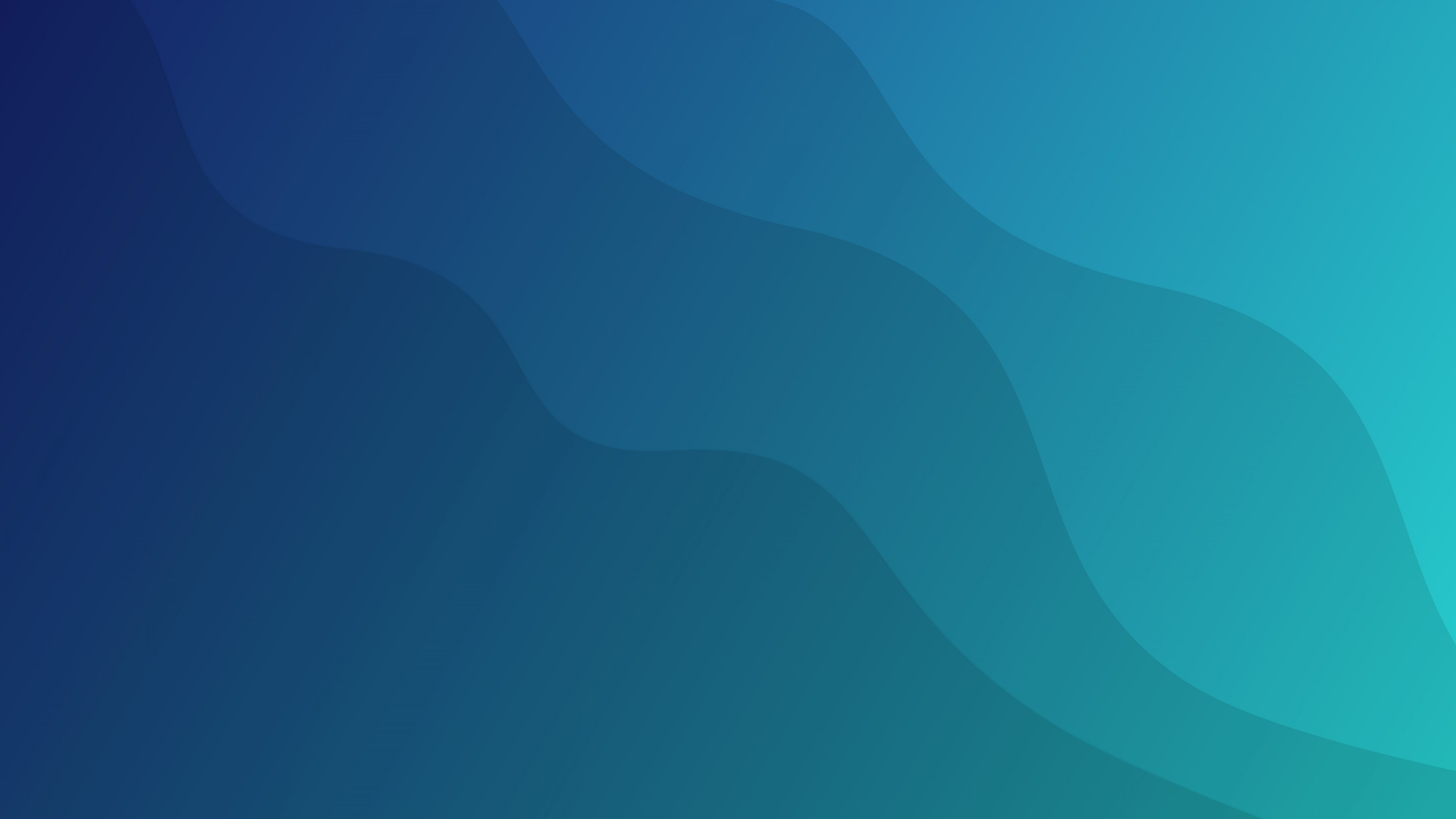 waves, blue, 4K, HD Wallpaper
