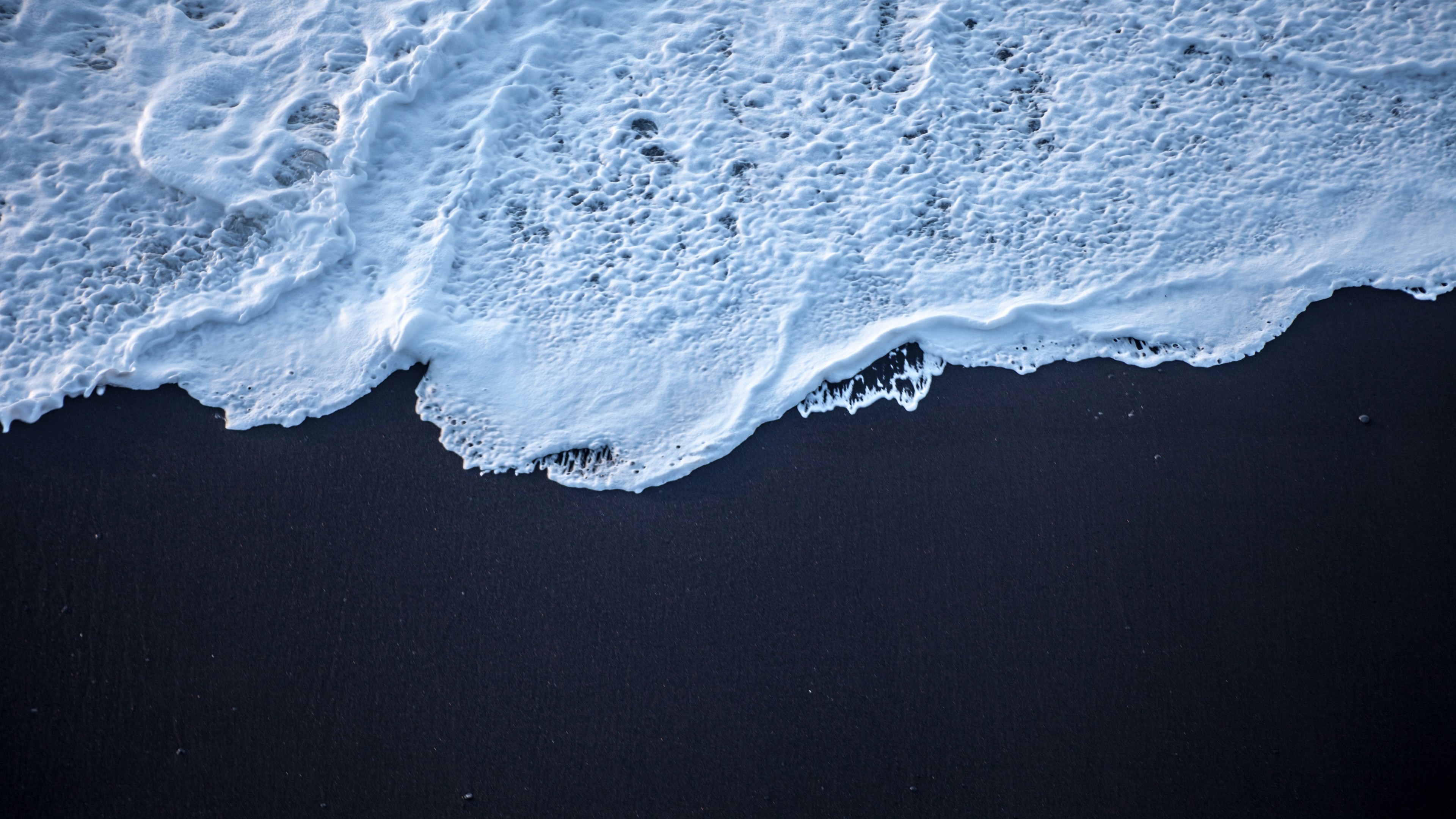Iceland, 4k, sea, shore, sand, HD Wallpaper
