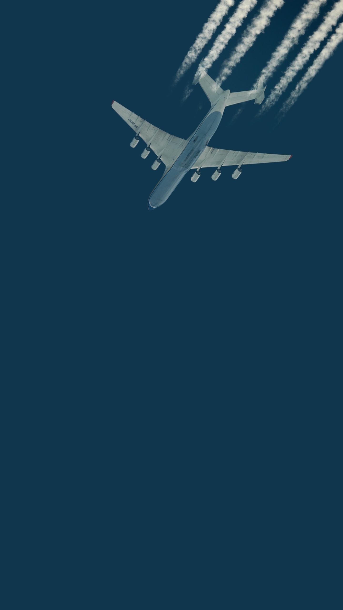 Vehicles Aircraft, Sky, Passenger Plane, Moon, 1440x2560, Phone HD Wallpaper