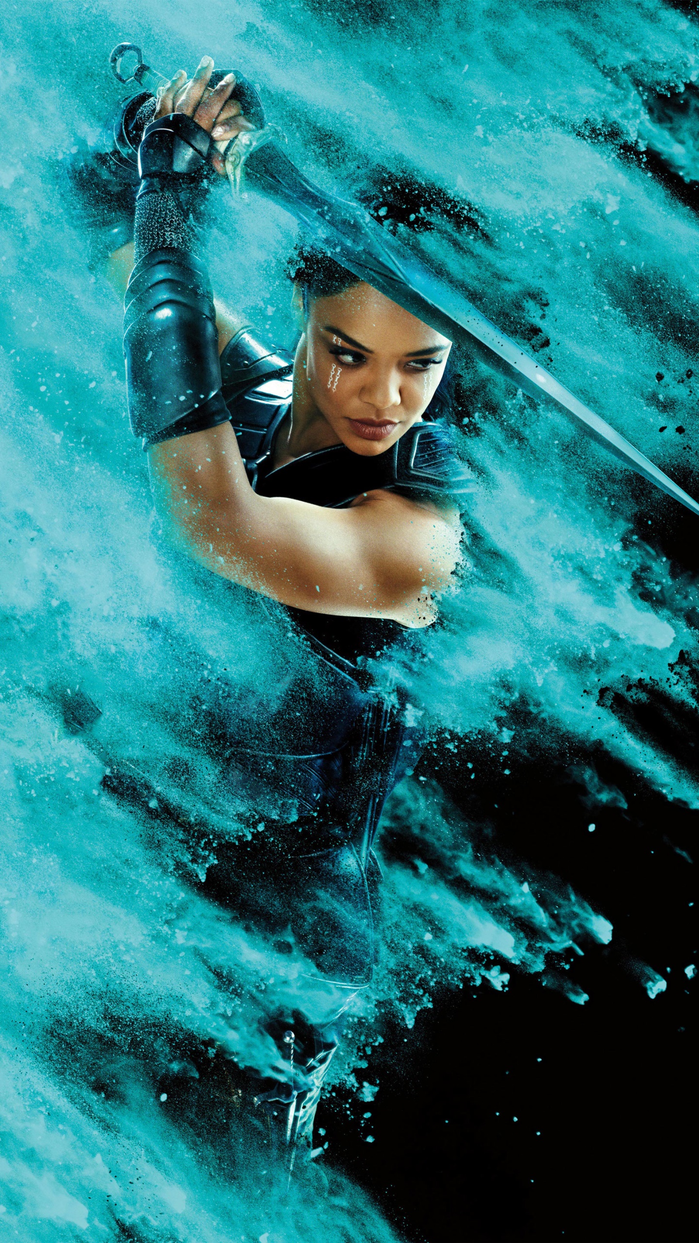 Movie Thor: Ragnarok, Tessa Thompson, Valkyrie (Marvel Comics), 1440x2560, Phone HD Wallpaper
