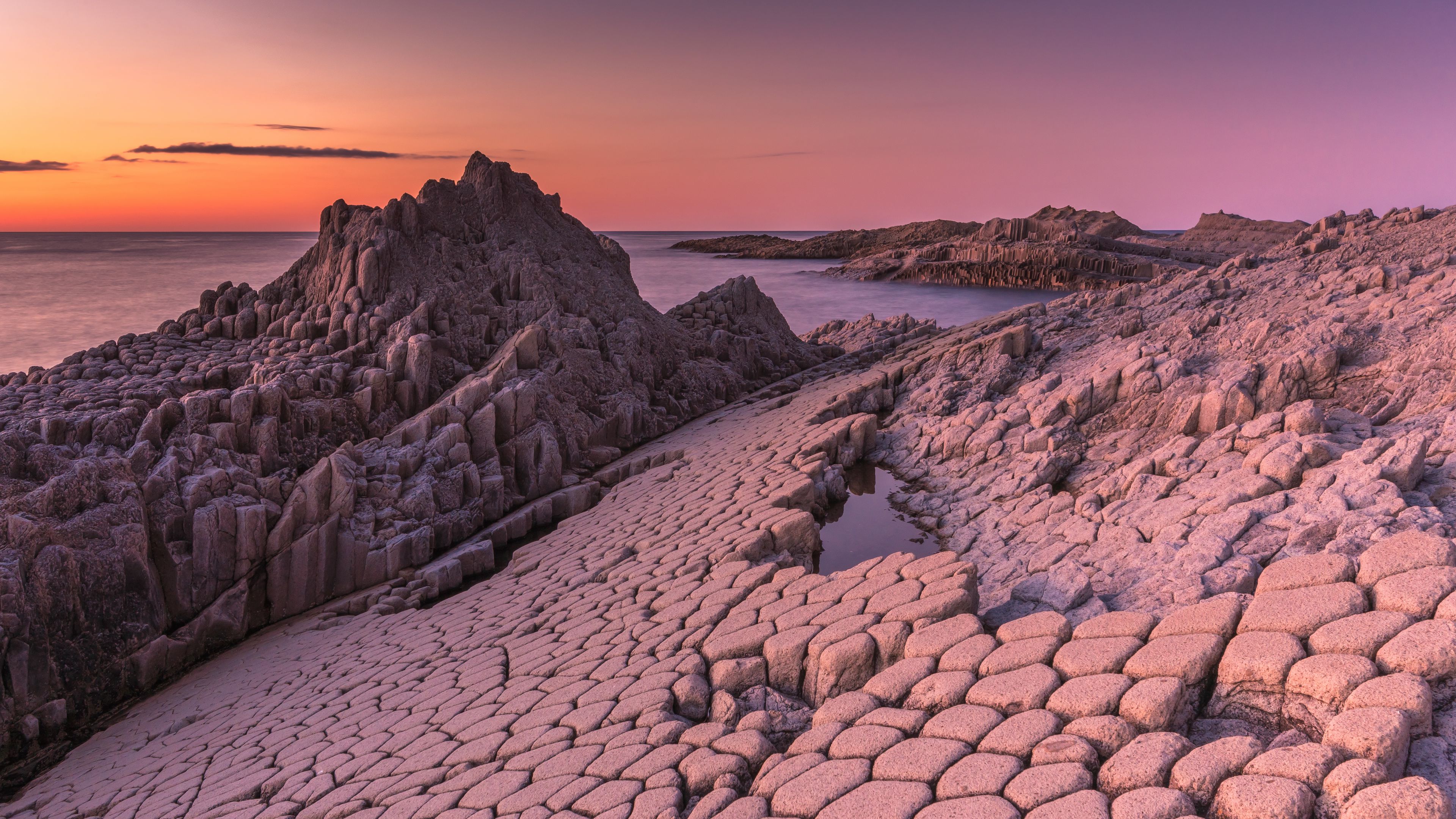 rocks, platform, surface, stone, 4k, HD Wallpaper