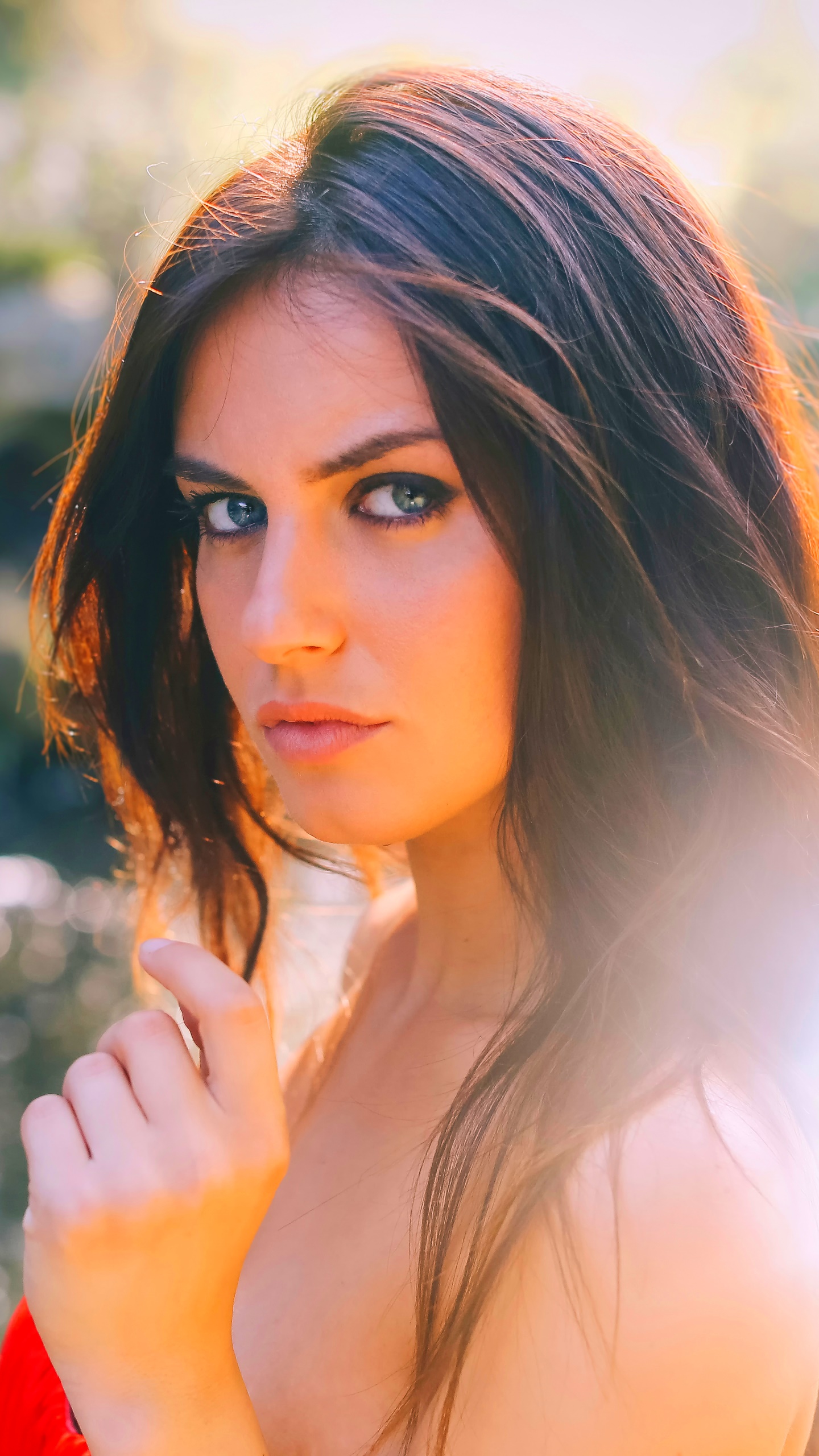Women Model, Outdoor, Sunny, Brunette, 1440x2560, Phone HD Wallpaper