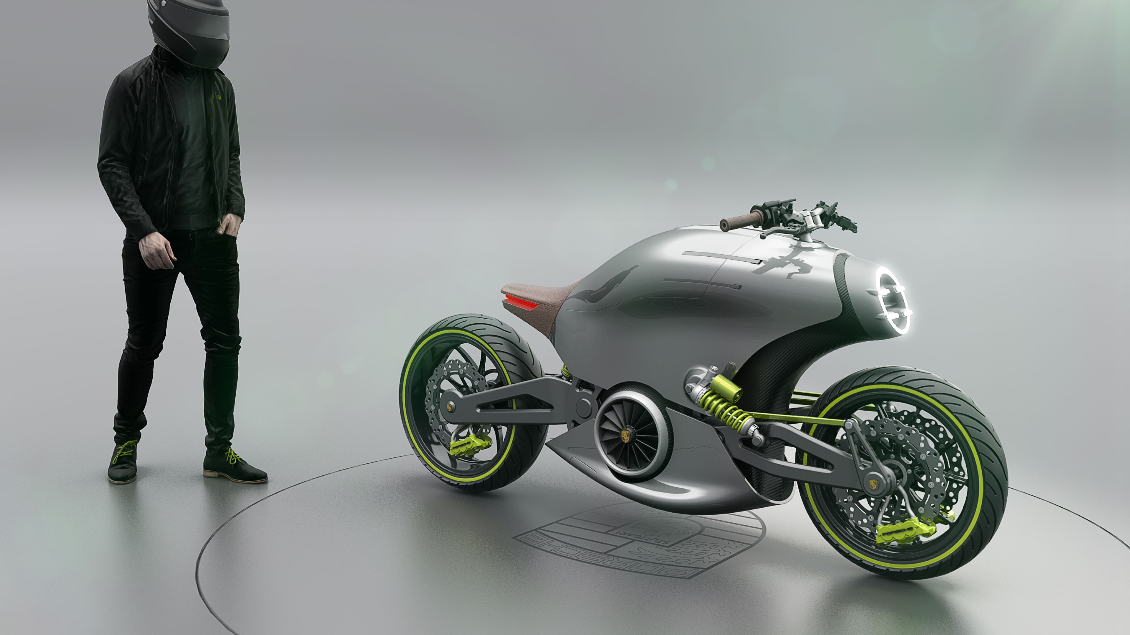 Porsche 618, electric motorcycle, 4k, HD Wallpaper