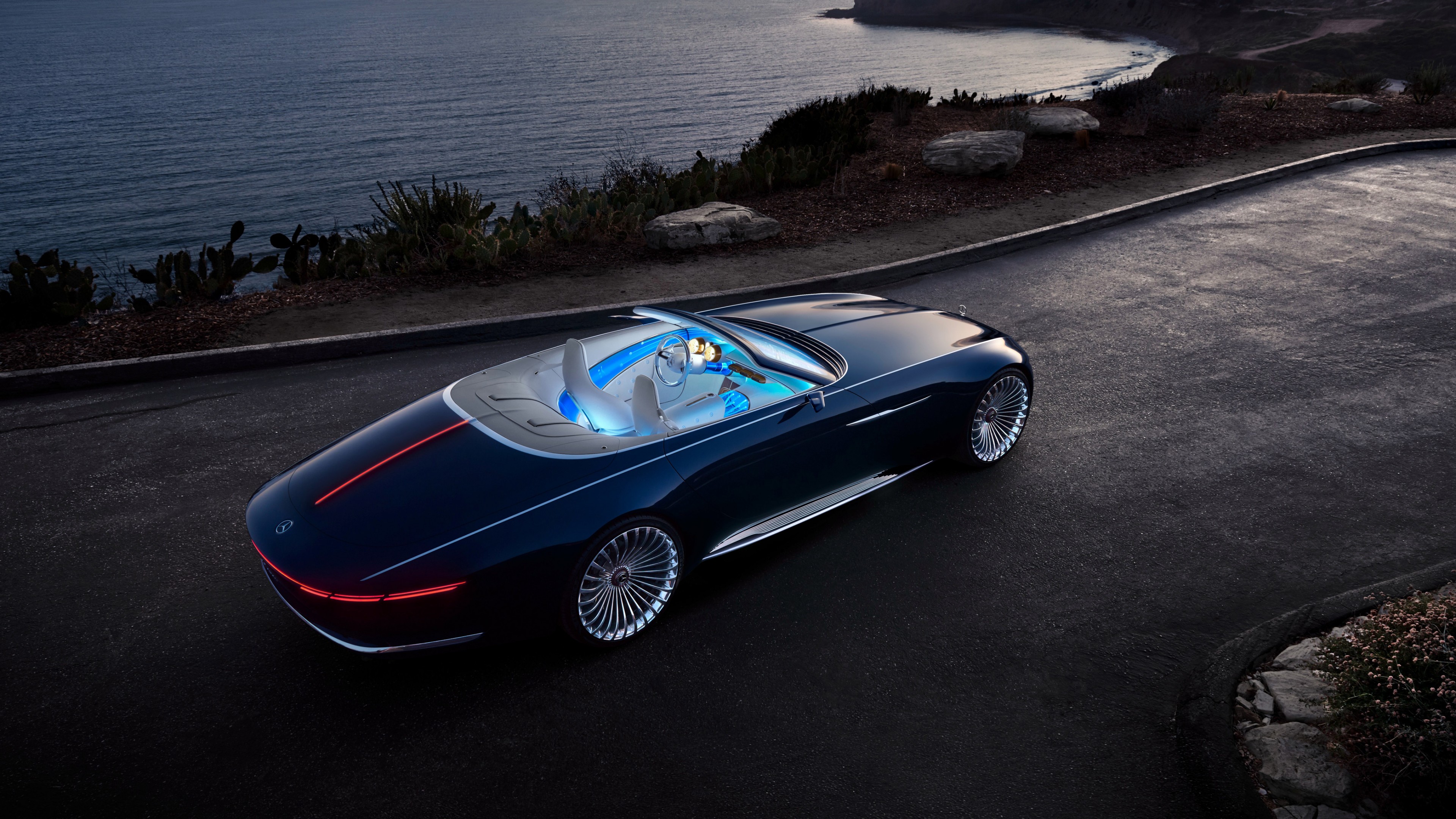 Mercedes-Maybach 6, electric cars, 4k, HD Wallpaper
