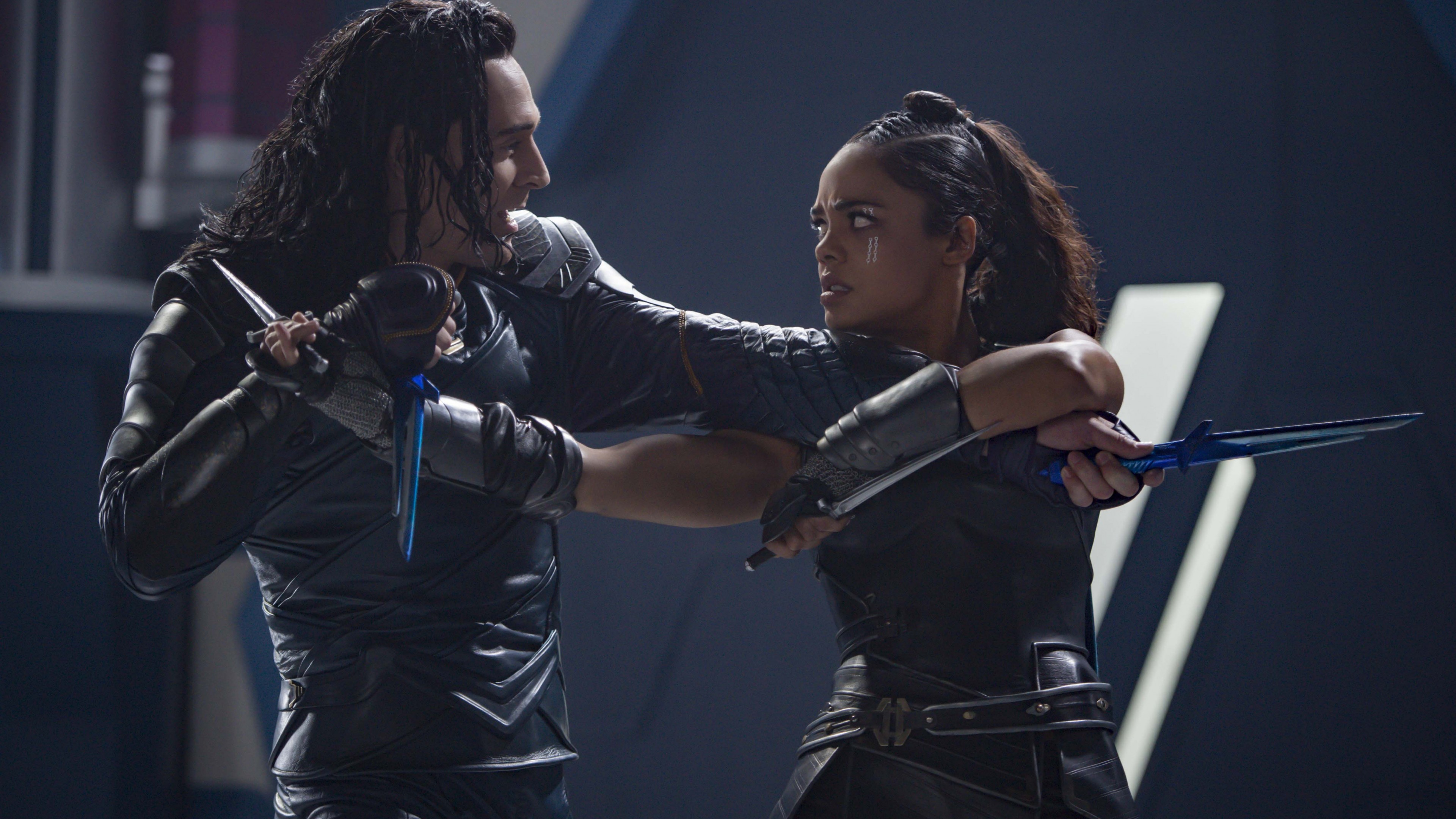 Thor: Ragnarok, Tessa Thompson, Tom Hiddleston, 4k, HD Wallpaper