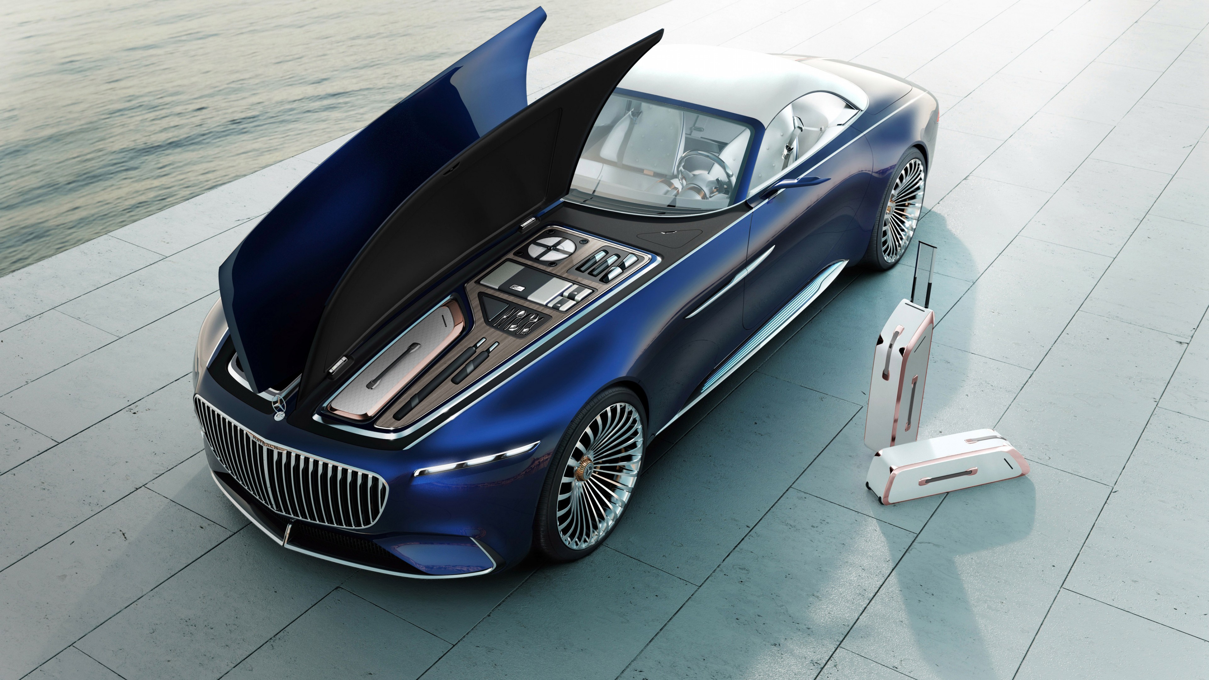 Mercedes-Maybach 6, electric cars, 4k, HD Wallpaper