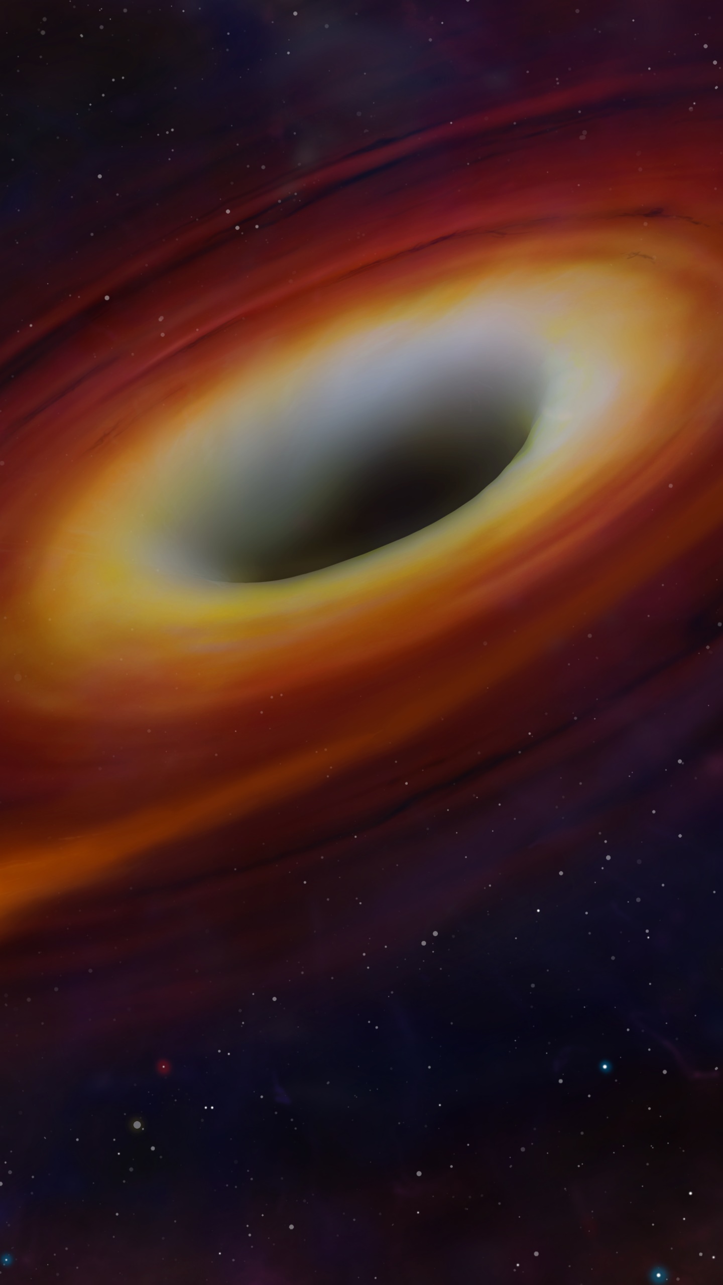 Sci Fi Black Hole, 1440x2560, Phone HD Wallpaper