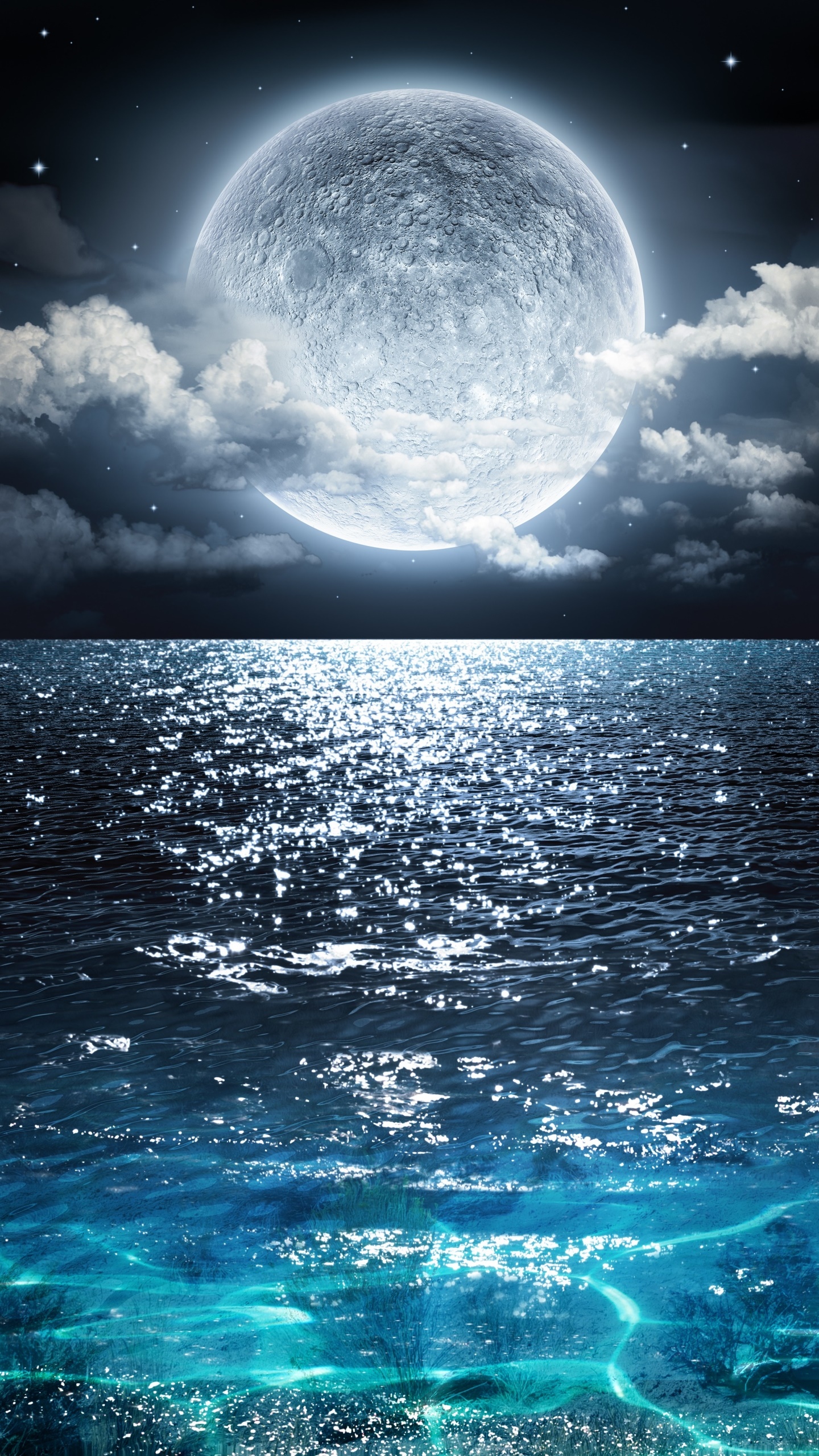 Earth Ocean, 1440x2560, Phone HD Wallpaper