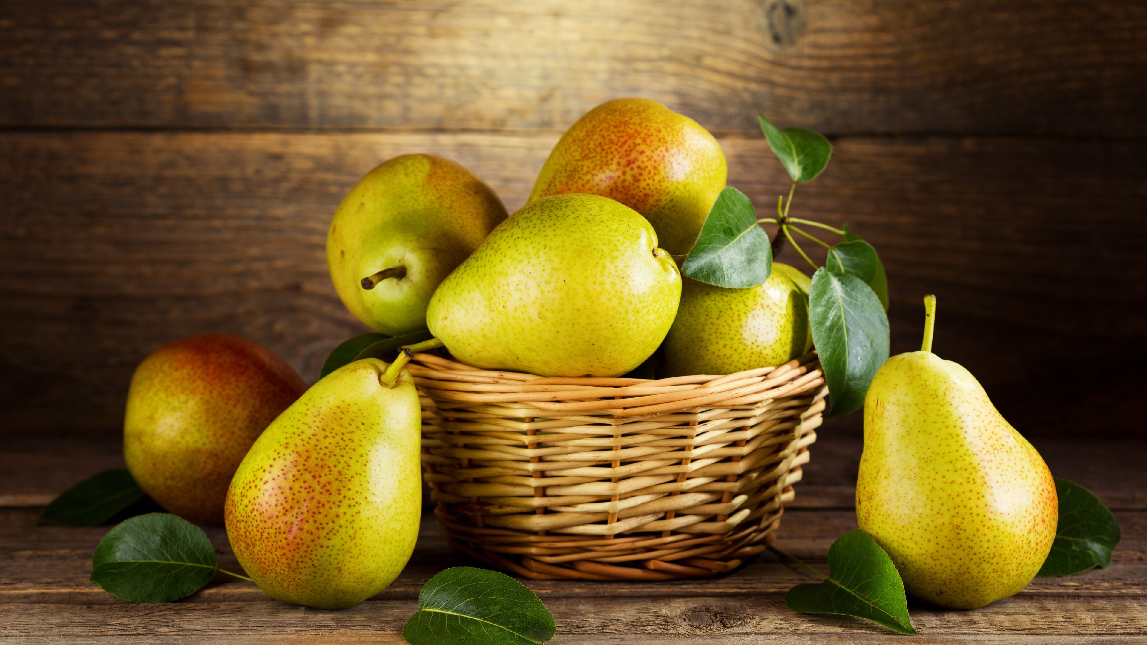 pear, fruit, 4K, HD Wallpaper