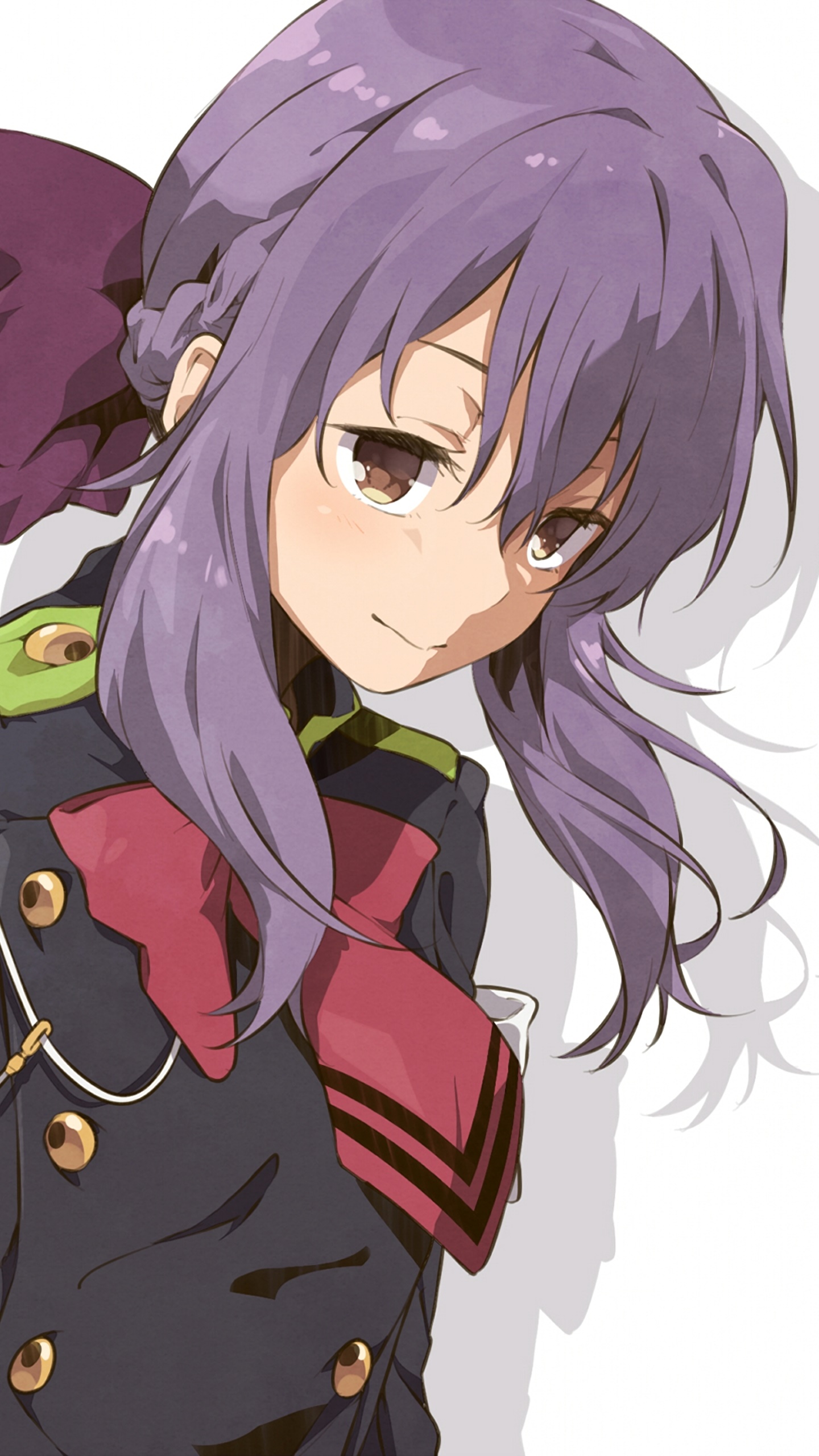 Anime Seraph of the End, Shinoa Hīragi, 1440x2560, Phone HD Wallpaper