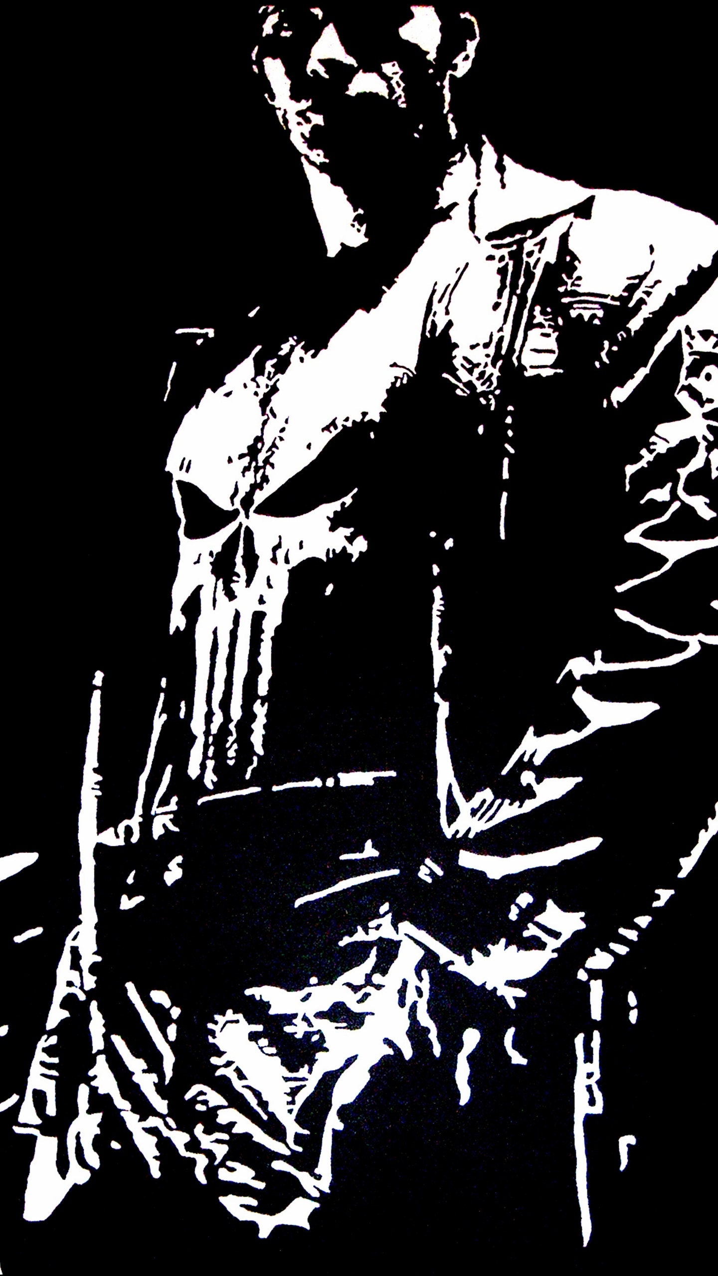 Comics Punisher, 1440x2560, Phone HD Wallpaper