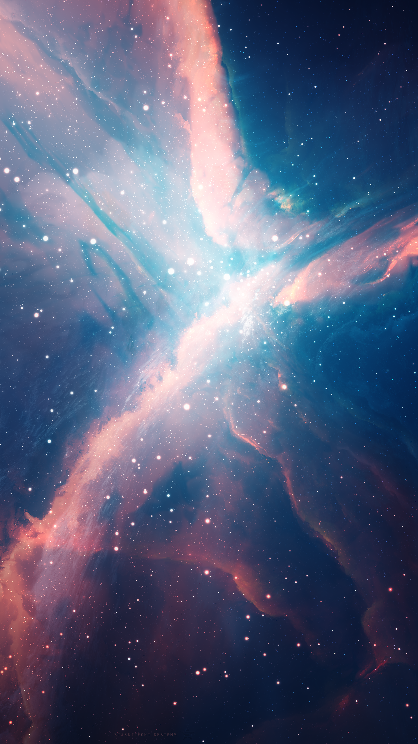Sci Fi Nebula, Eden Nebula, Space, 1440x2560, Phone HD Wallpaper