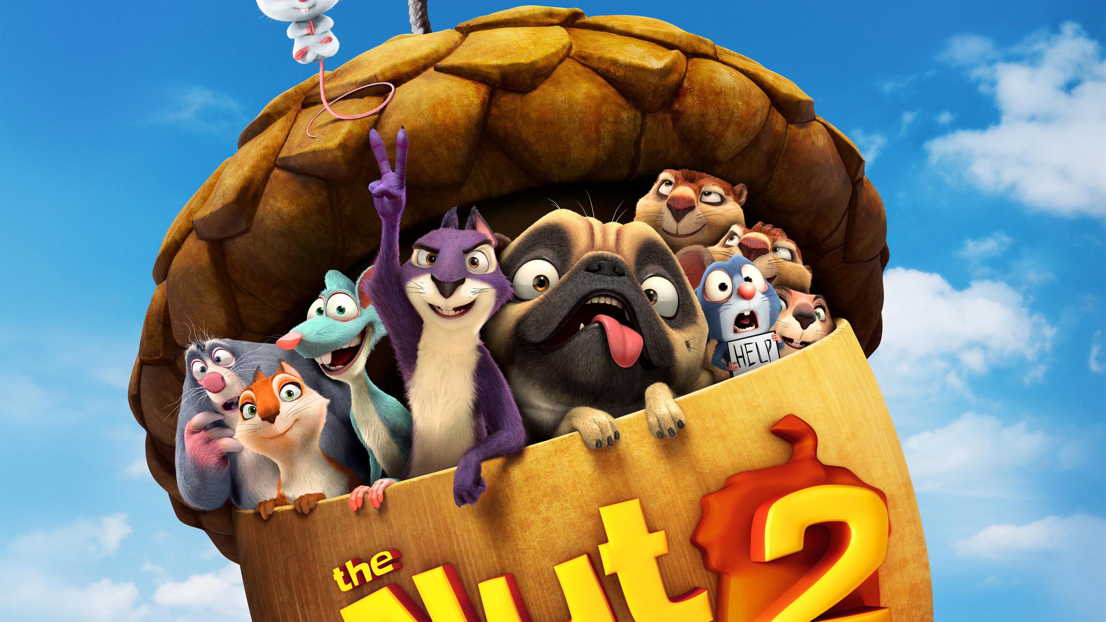 The Nut Job 2: Nutty by Nature, 4k, HD Wallpaper