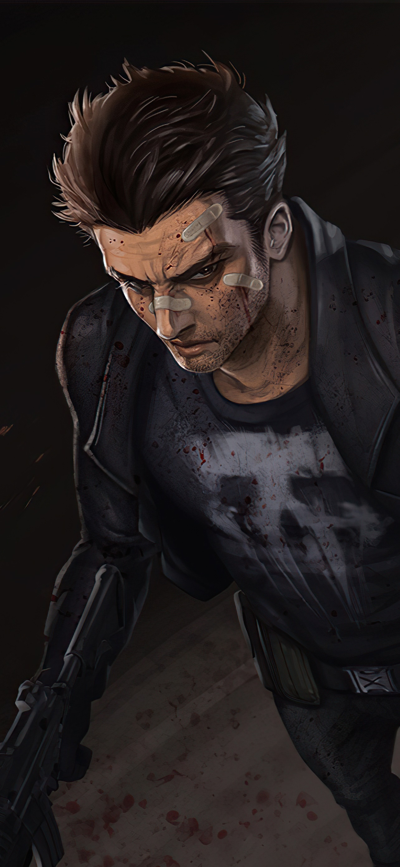 Comics Punisher, 1284x2778, Phone HD Wallpaper