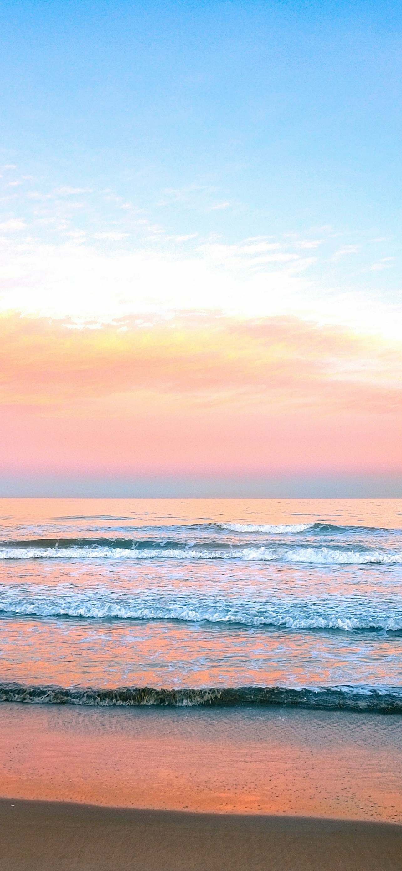 Earth Ocean, Horizon, Sky, Sea, 1284x2778, Phone HD Wallpaper