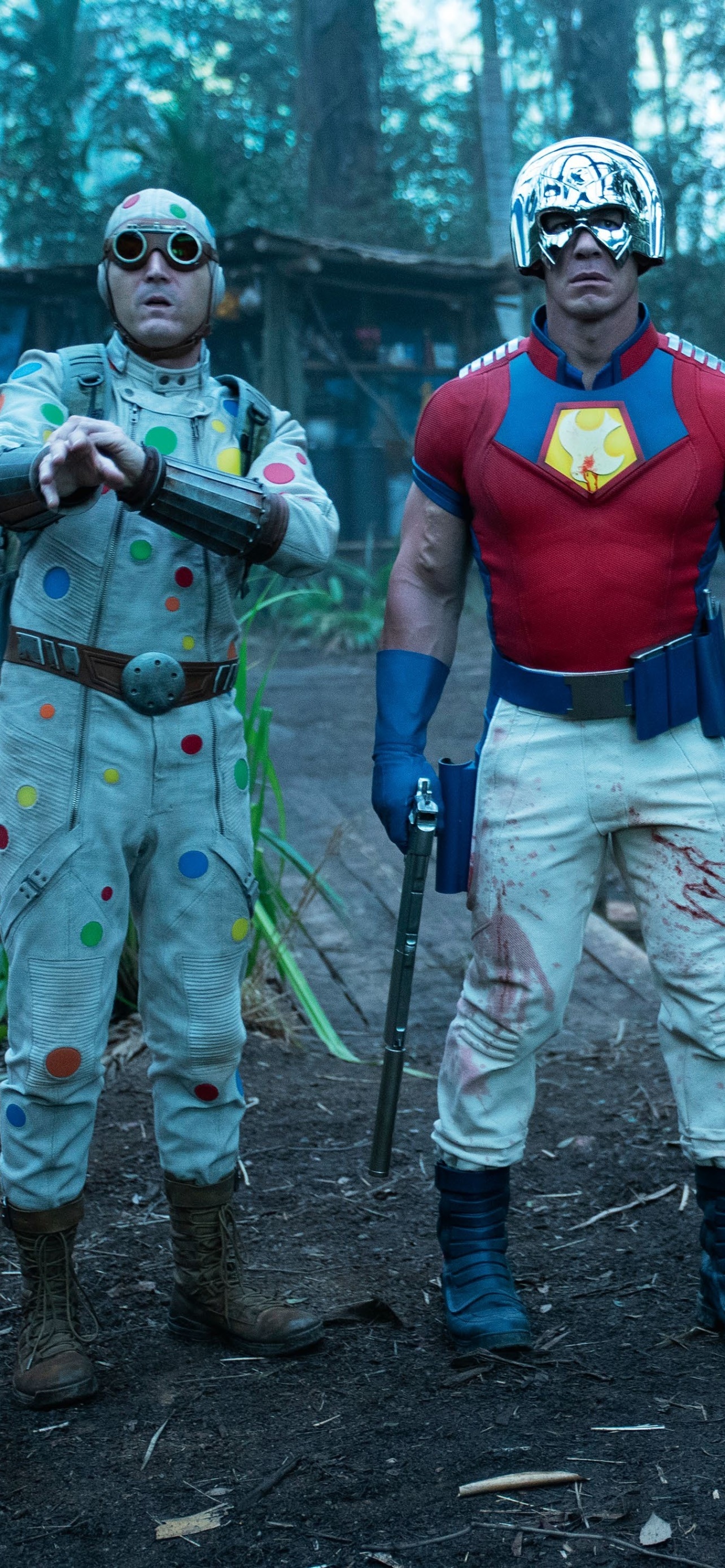 Movie The Suicide Squad, Peacemaker (DC Comics), Polka-Dot Man, John Cena, David Dastmalchian, 1284x2778, Phone HD Wallpaper