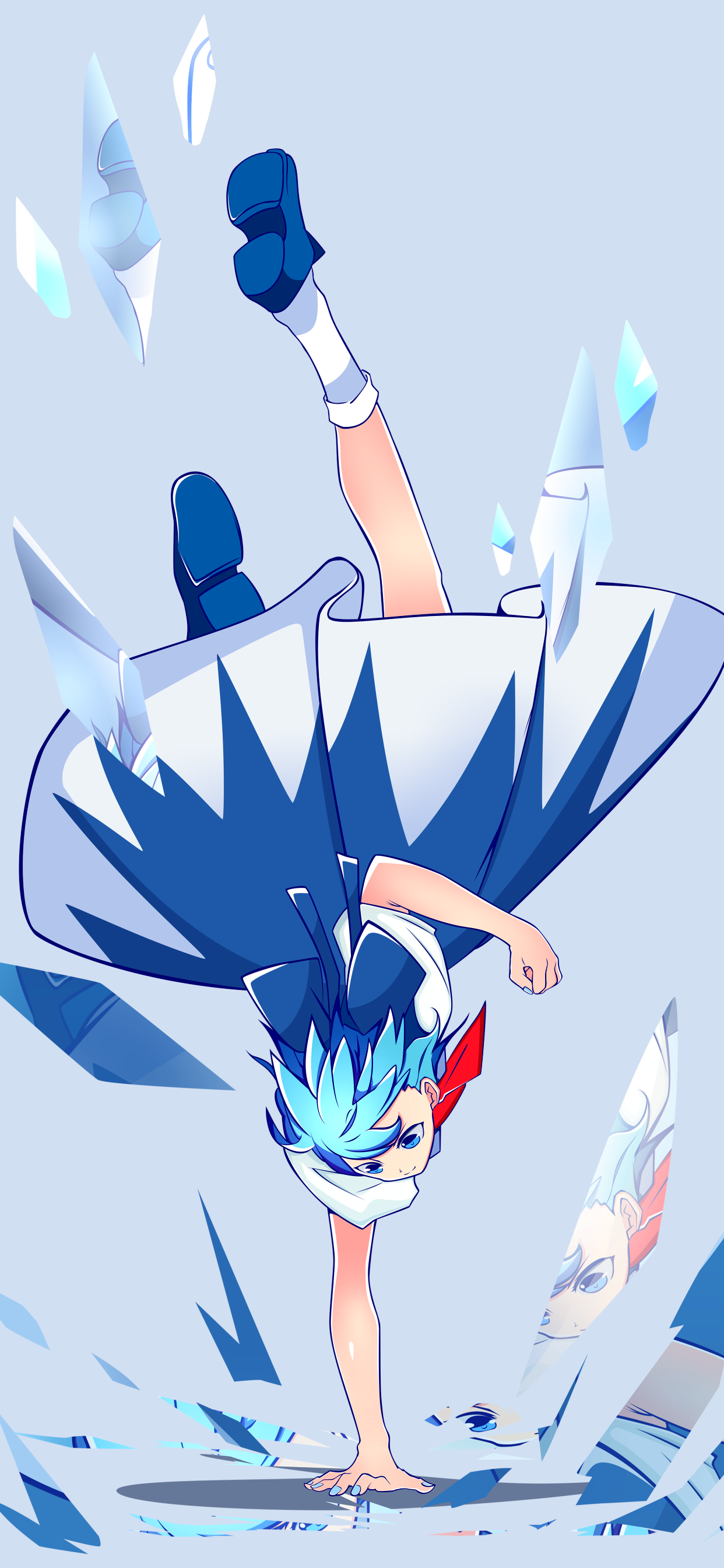 Anime Touhou, 1242x2688, Phone HD Wallpaper