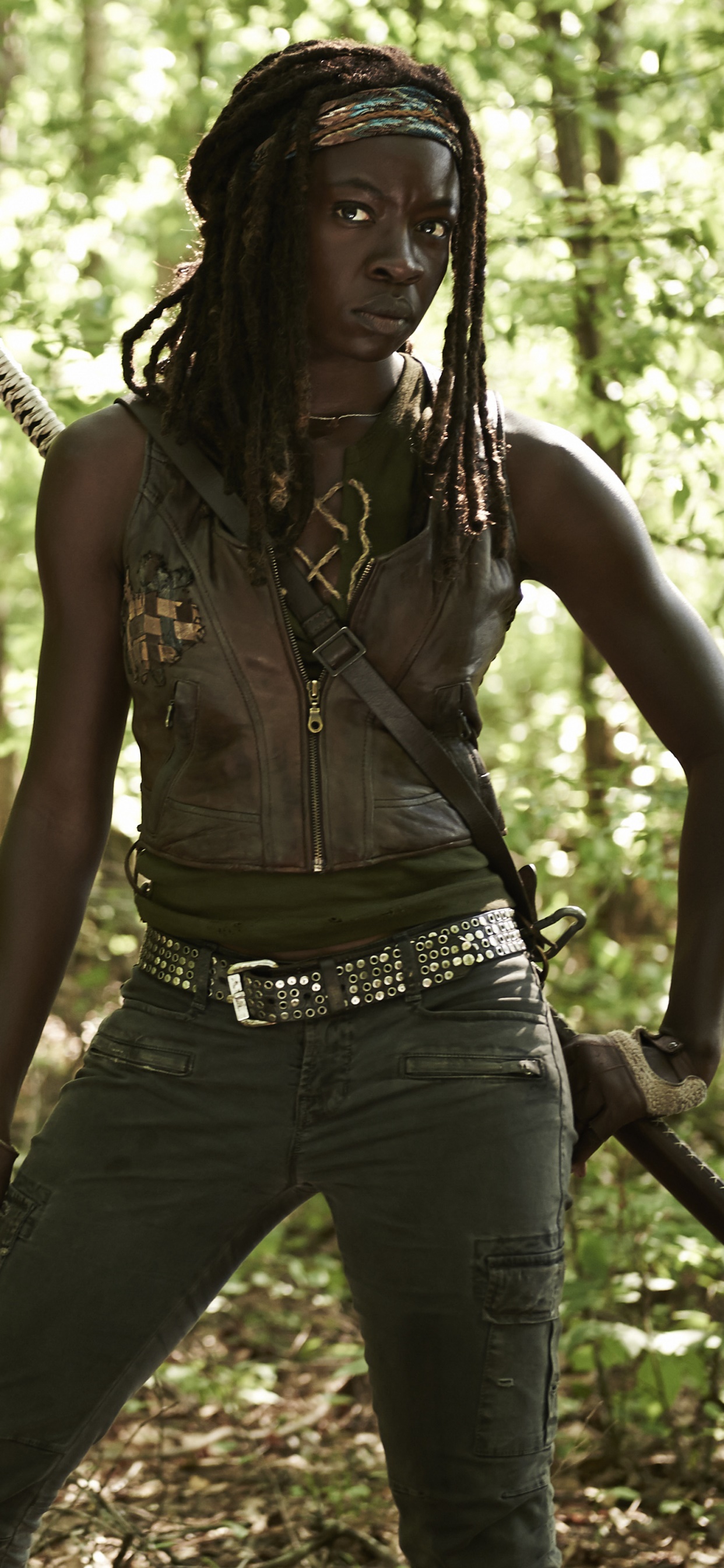 TV Show The Walking Dead, Danai Gurira, Michonne (The Walking Dead), 1242x2688, Phone HD Wallpaper