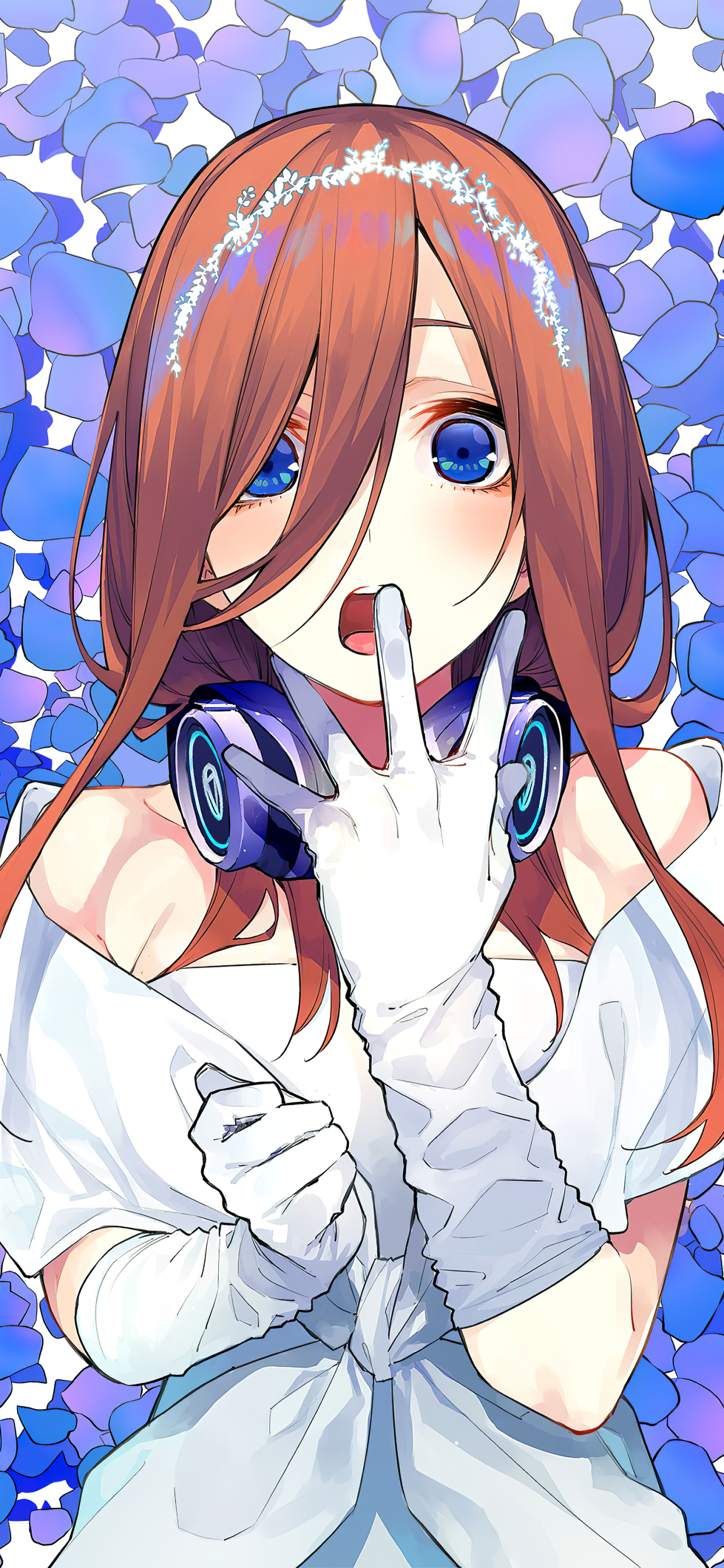 Anime The Quintessential Quintuplets, 5-Toubun No Hanayome, Miku Nakano, 1242x2688, Phone HD Wallpaper