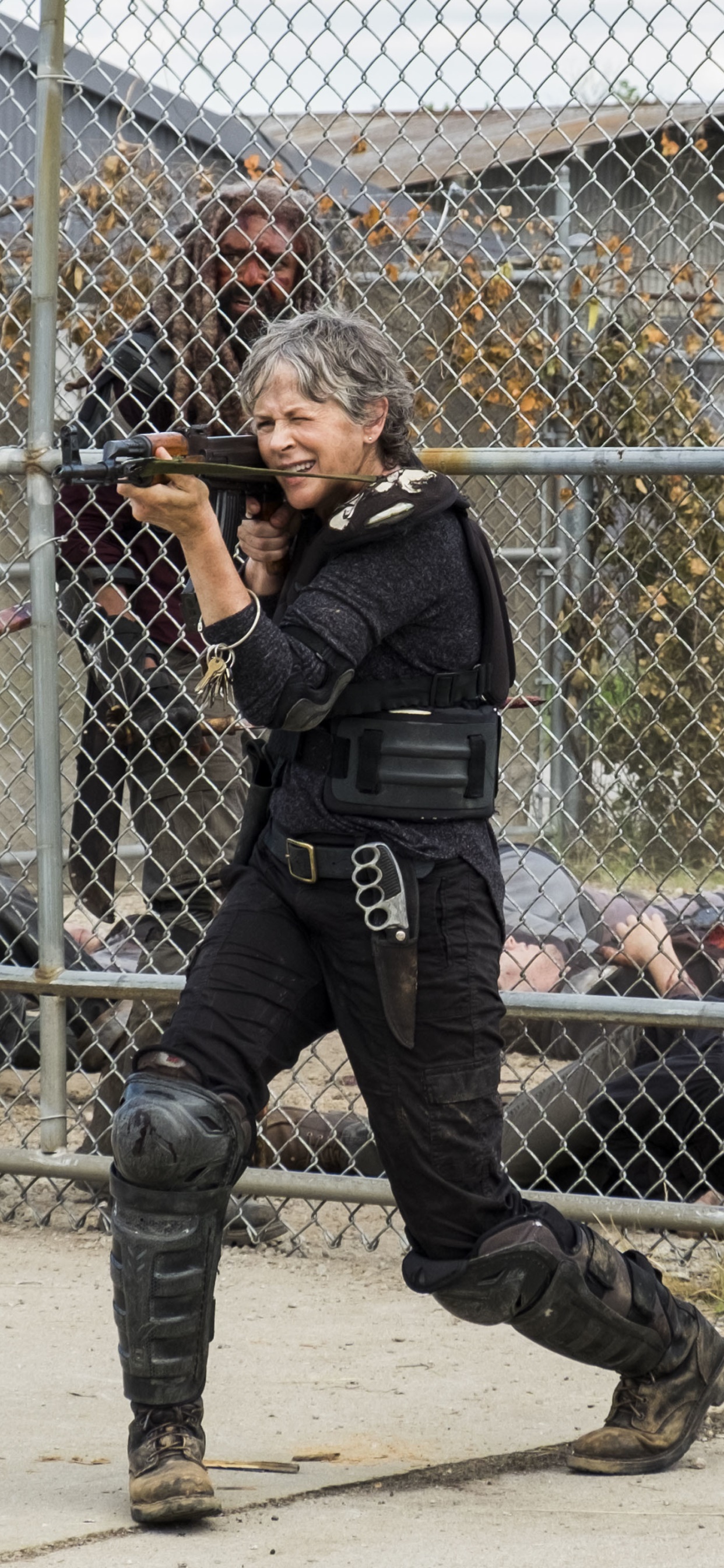 TV Show The Walking Dead, Ezekiel (The Walking Dead), Carol Peletier, Melissa Mcbride, Khary Payton, 1242x2688, Phone HD Wallpaper