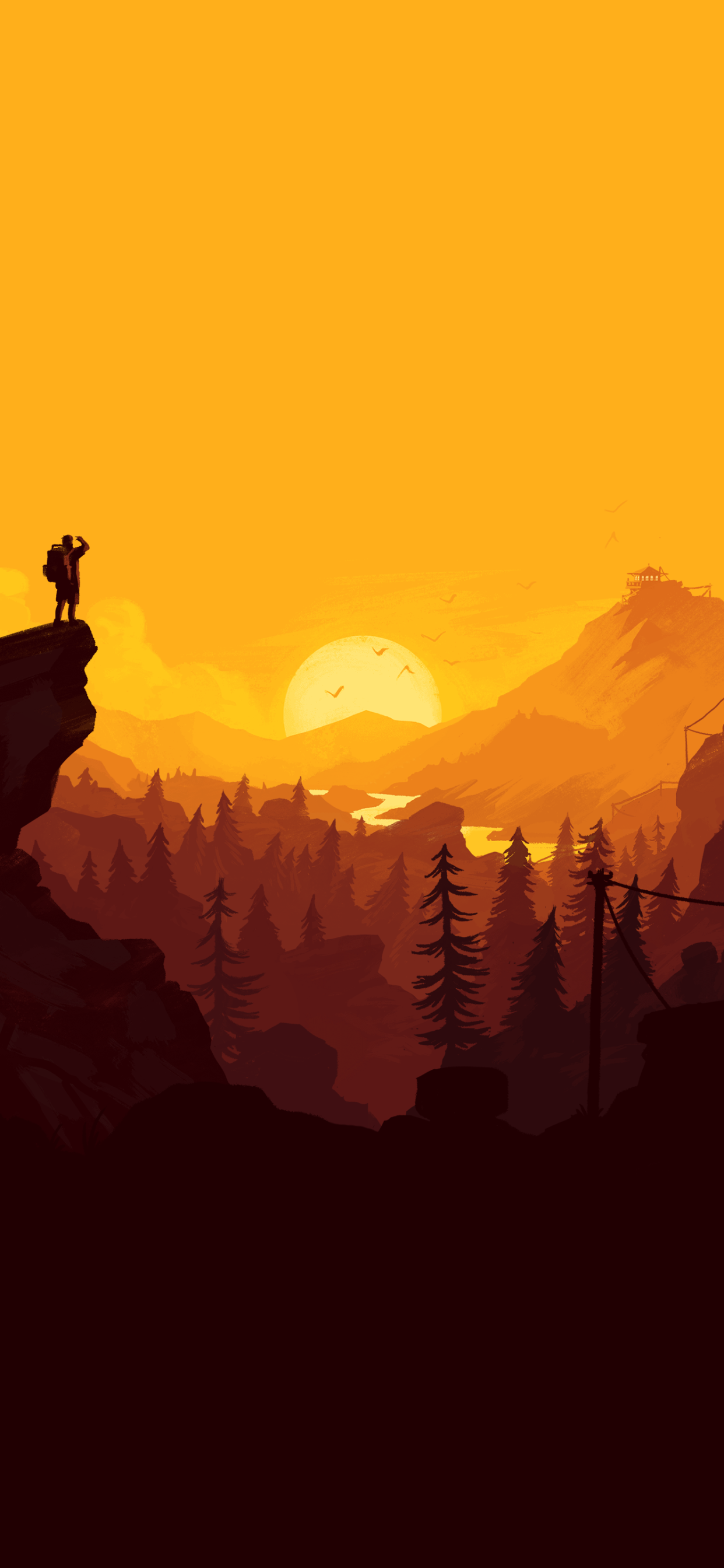 Video Game Firewatch, 1242x2688, Phone HD Wallpaper