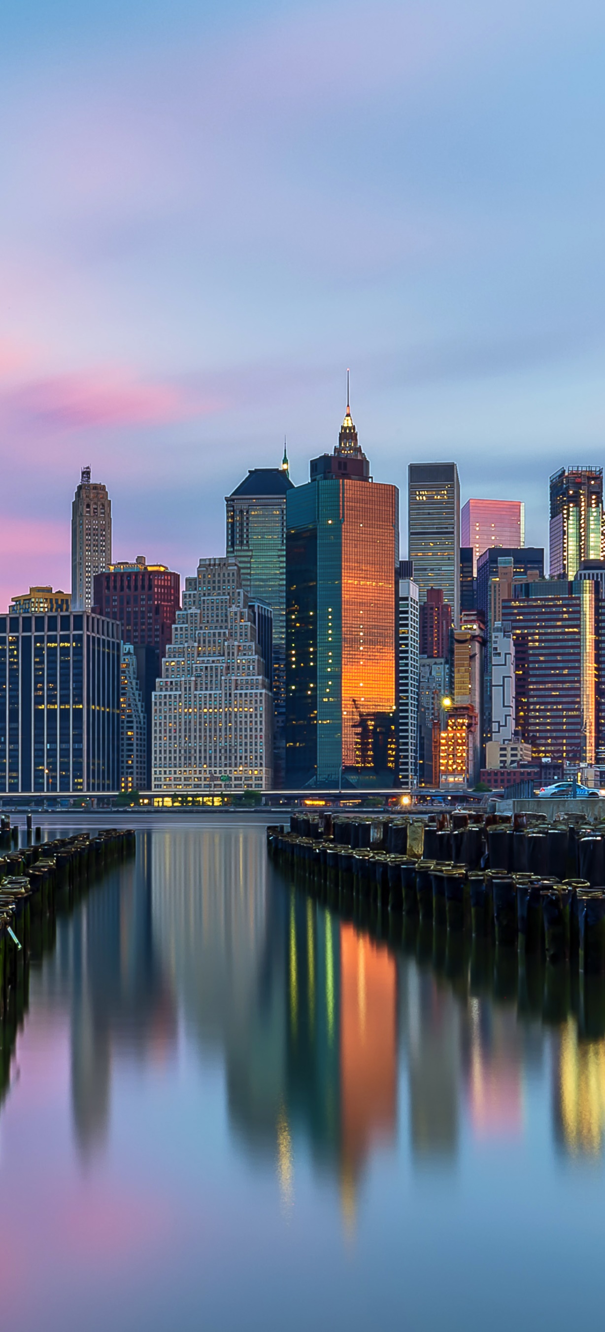 Man Made Manhattan, City, New York, 1228x2700, Phone HD Wallpaper