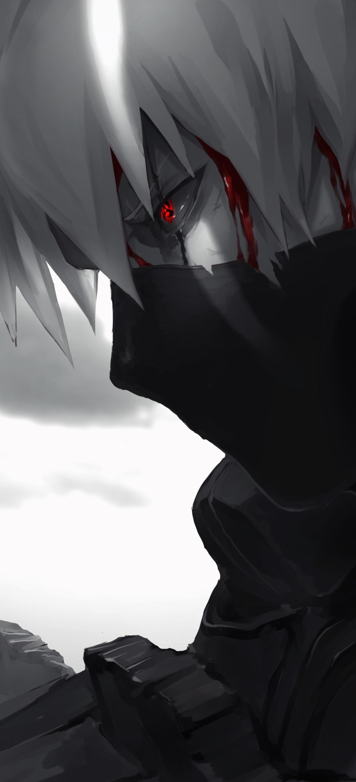 Anime Naruto, Kakashi Hatake, 1228x2700, Phone HD Wallpaper