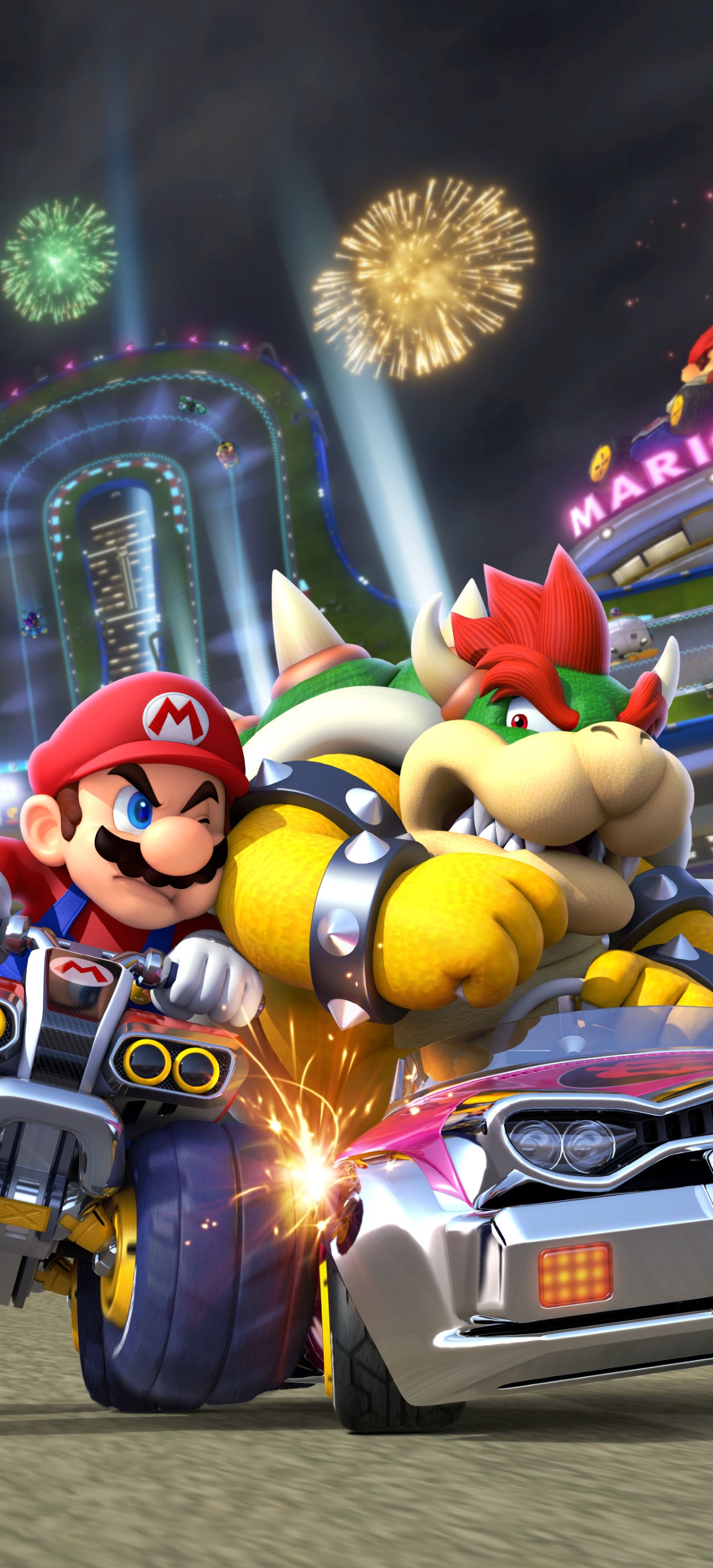 Wallpaper Id Video Game Mario Kart 8 Phone Wallpaper 1228x2700 Free Download