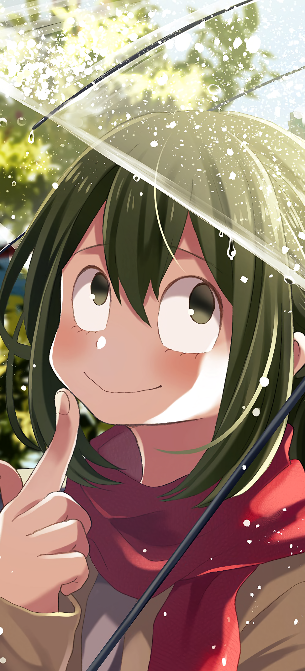 Anime My Hero Academia, Tsuyu Asui, 1228x2700, Phone HD Wallpaper
