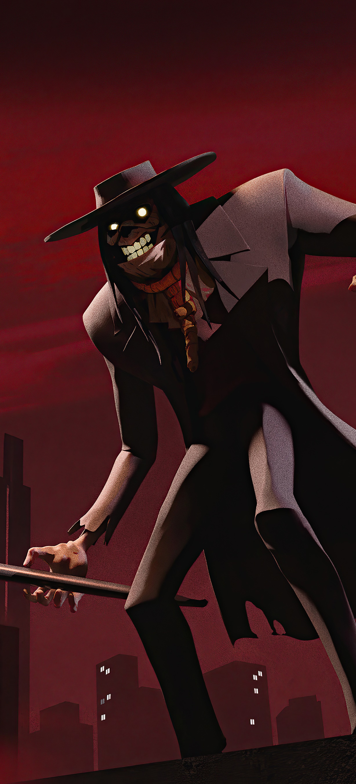 TV Show Batman: The Animated Series, Scarecrow (Batman), 1228x2700, Phone HD Wallpaper