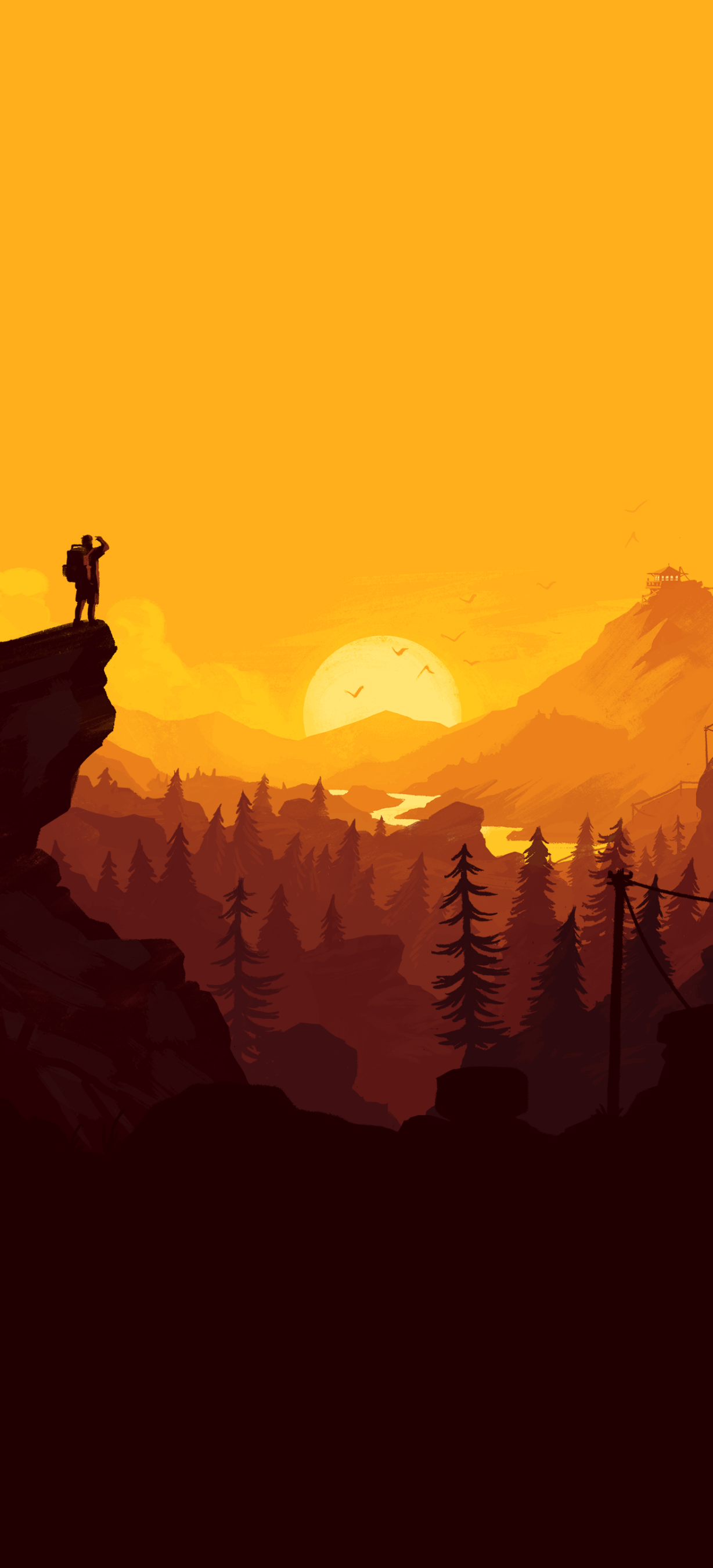 Video Game Firewatch, 1228x2700, Phone HD Wallpaper
