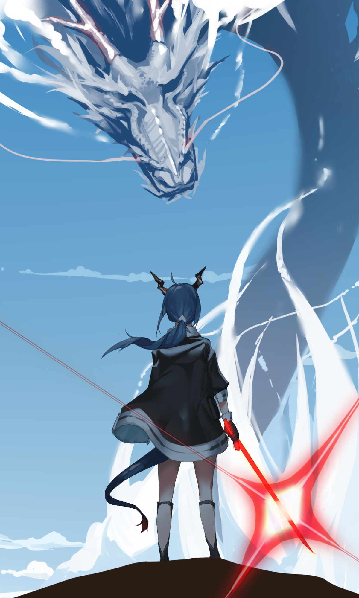 Video Game Arknights, Dragon, Chen (Arknights), 1200x2000, Phone HD Wallpaper