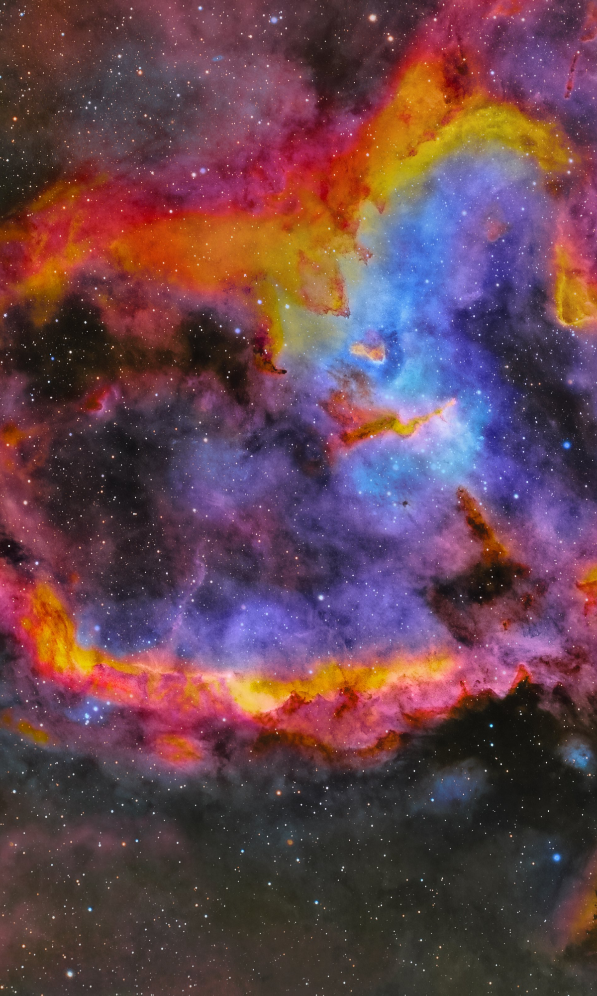 Sci Fi Nebula, Heart Nebula, 1200x2000, Phone HD Wallpaper