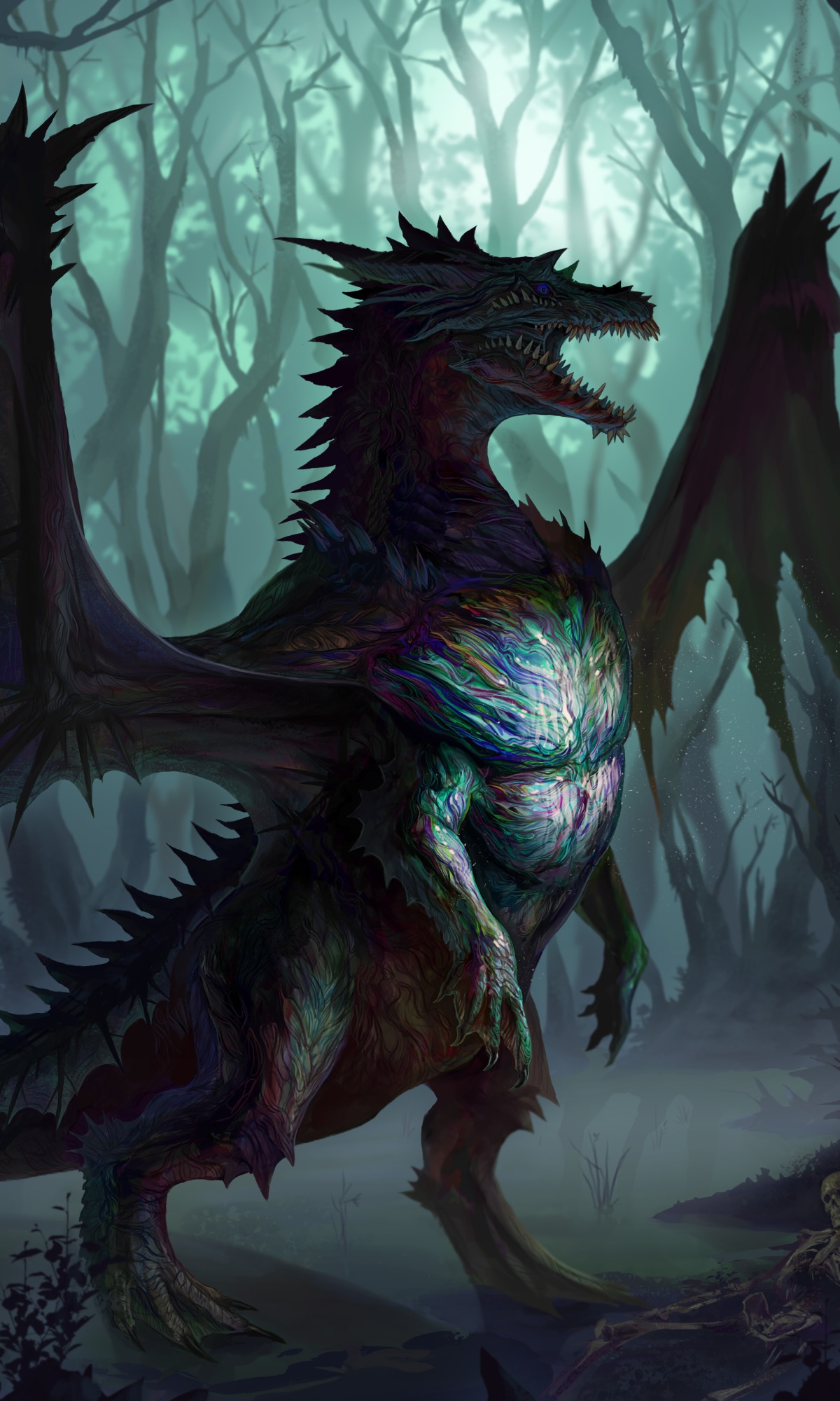 Fantasy Dragon, 1200x2000, Phone HD Wallpaper