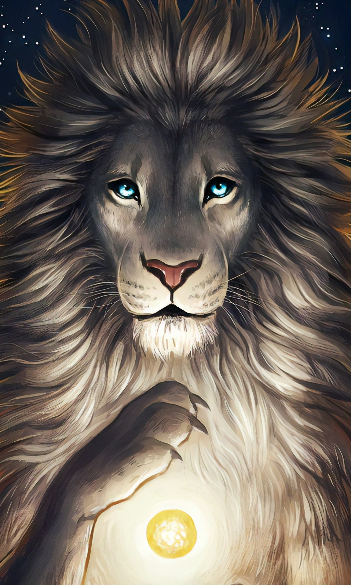 Fantasy Lion, 1200x2000, Phone HD Wallpaper