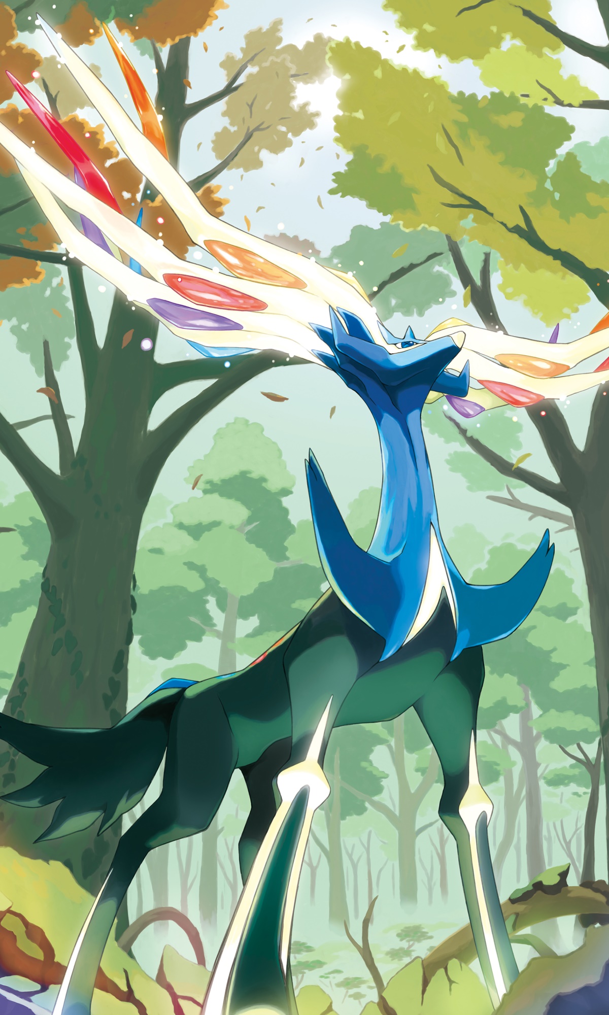 Video Game Pokémon, Legendary Pokémon, Xerneas (Pokémon), 1200x2000, Phone HD Wallpaper