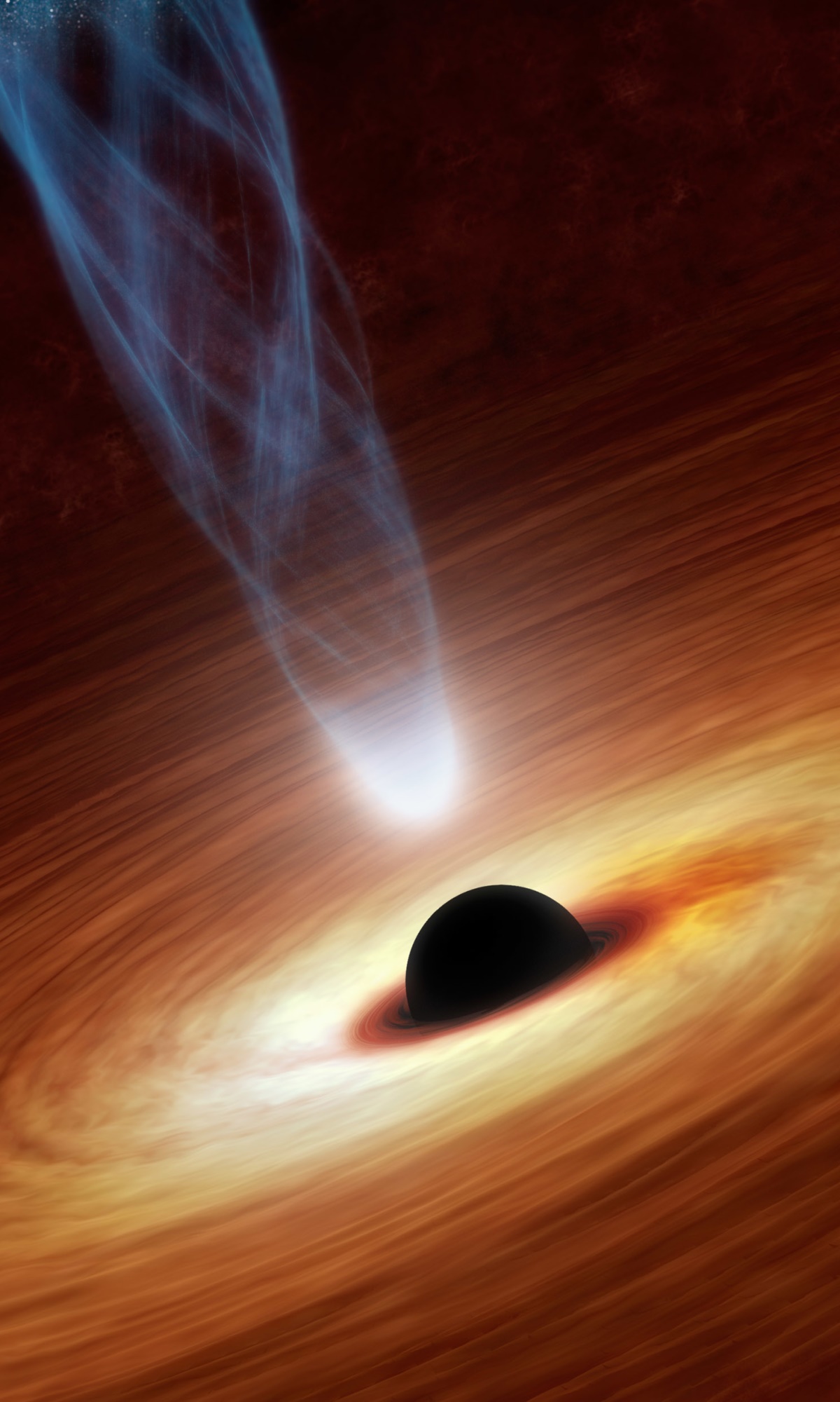 Sci Fi Black Hole, Space, 1200x2000, Phone HD Wallpaper