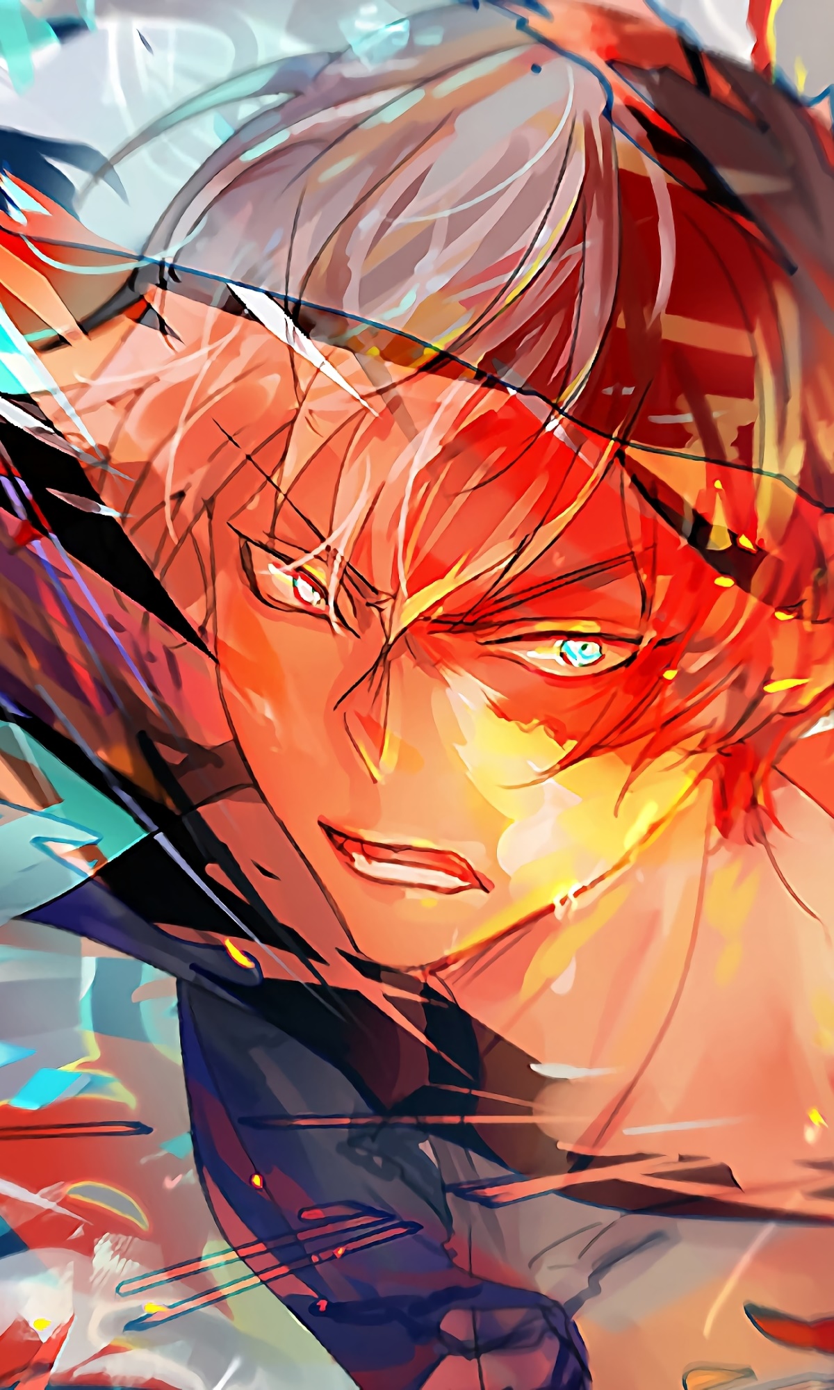 Anime My Hero Academia, Shoto Todoroki, 1200x2000, Phone HD Wallpaper
