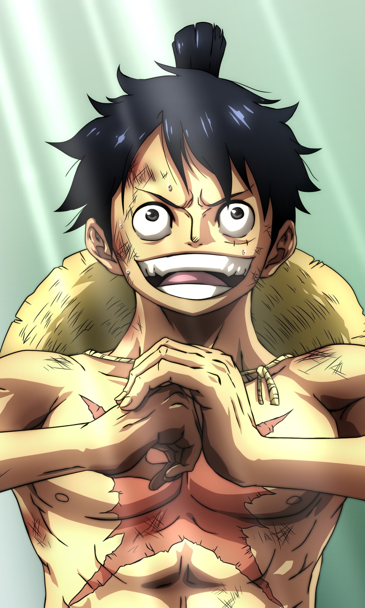 Anime One Piece, Monkey D. Luffy, 1200x2000, Phone HD Wallpaper
