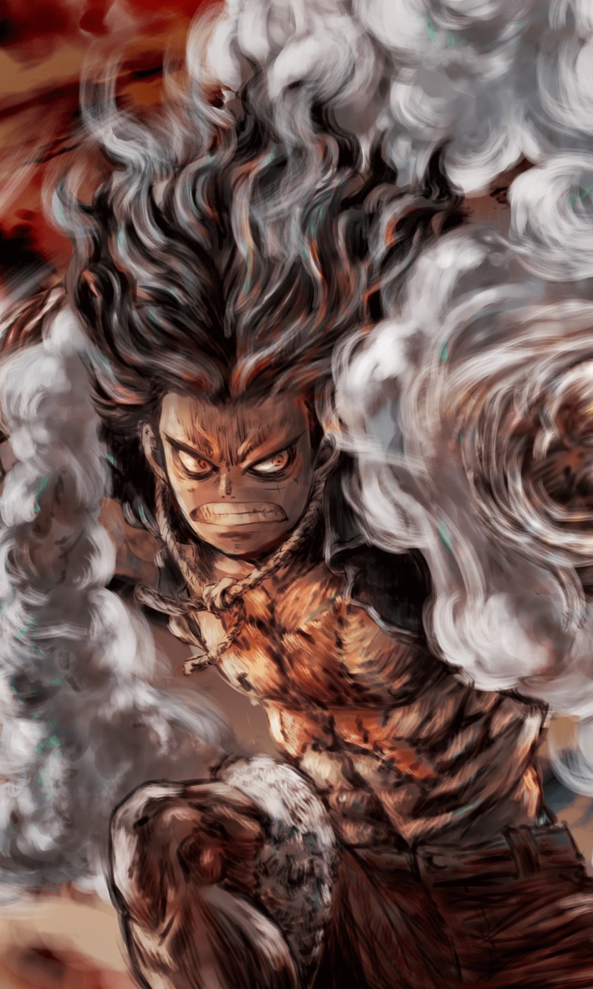 Anime One Piece, Monkey D. Luffy, 1200x2000, Phone HD Wallpaper