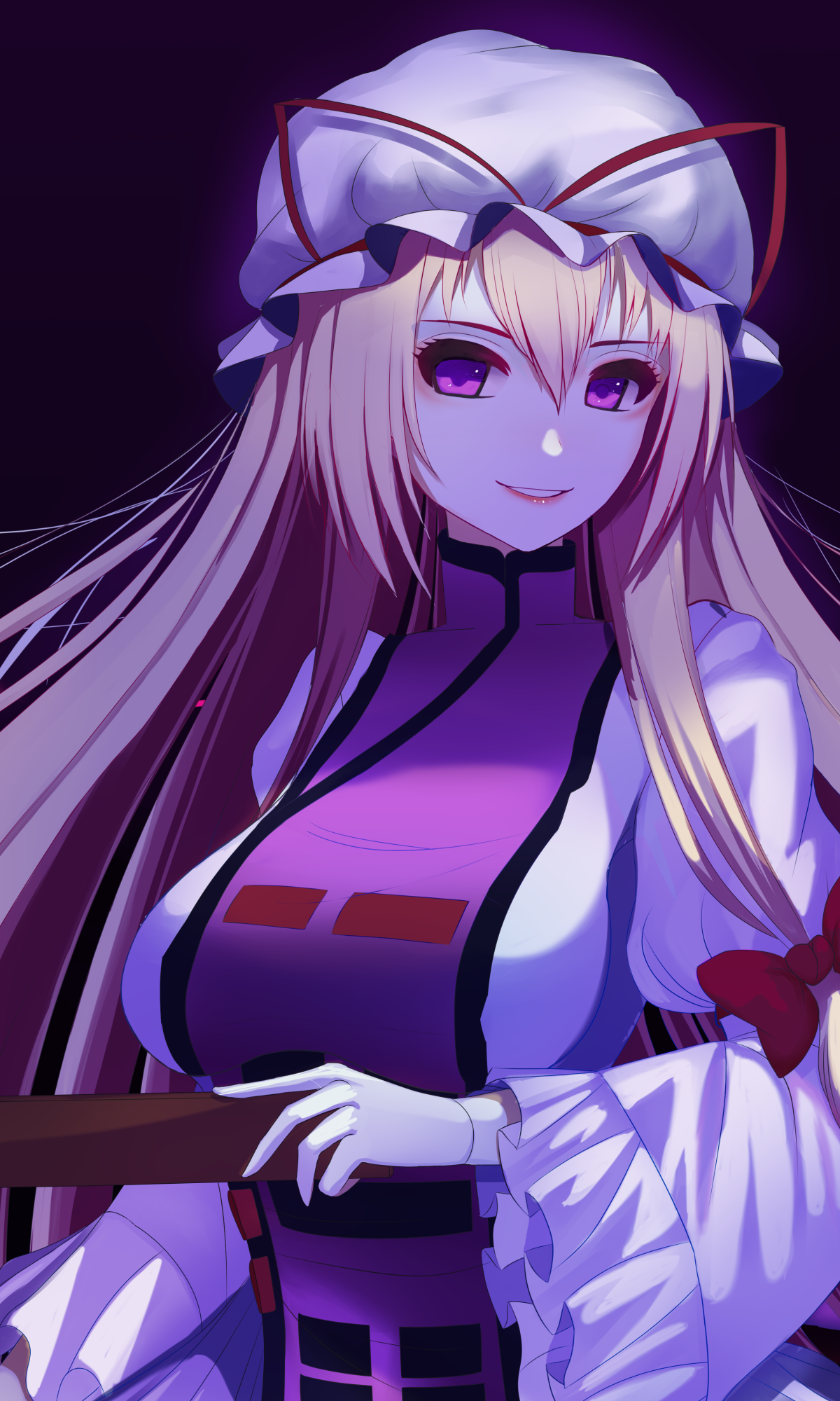 Anime Touhou, Yukari Yakumo, 1200x2000, Phone HD Wallpaper