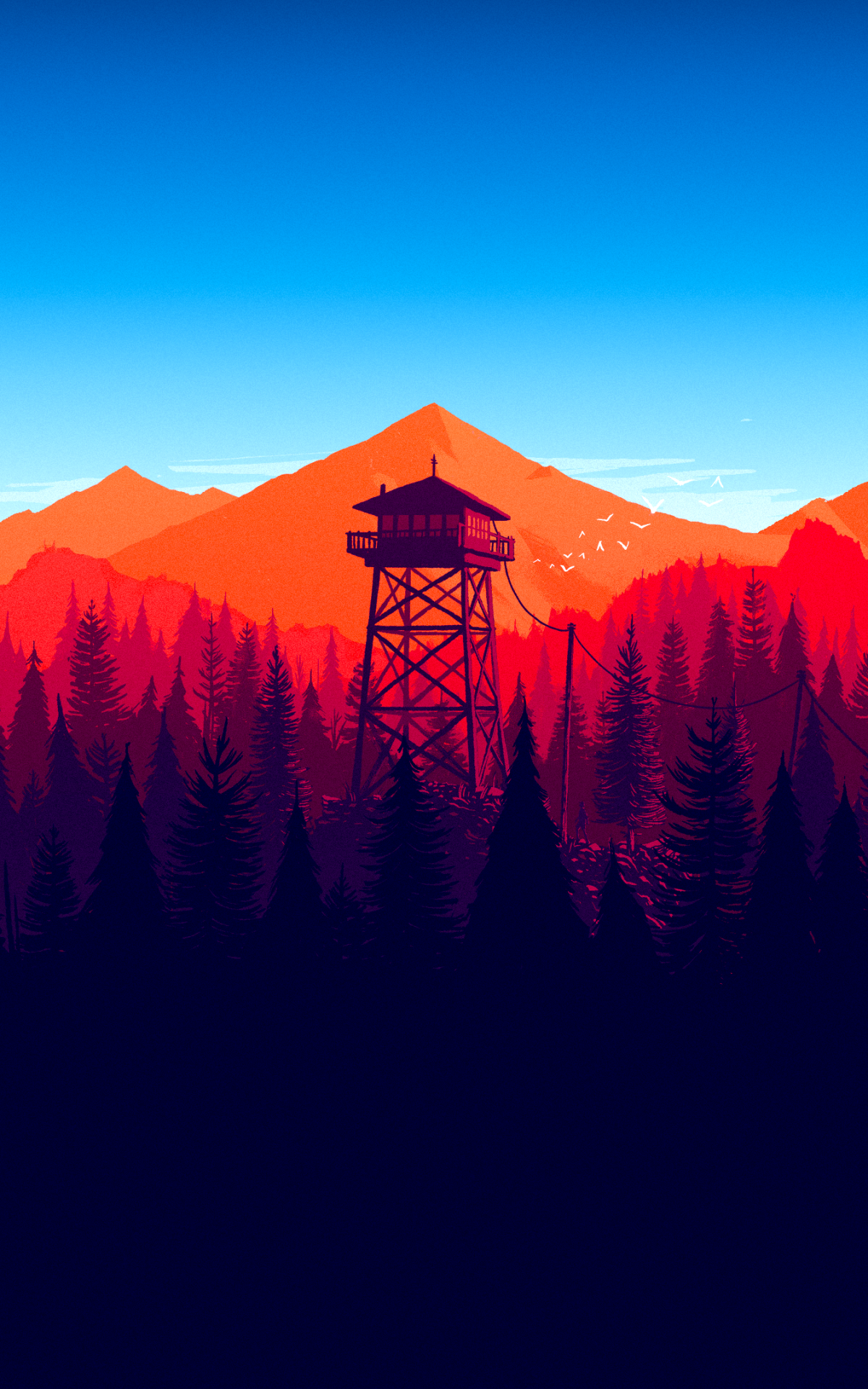 Video Game Firewatch, 1200x1920, Phone HD Wallpaper