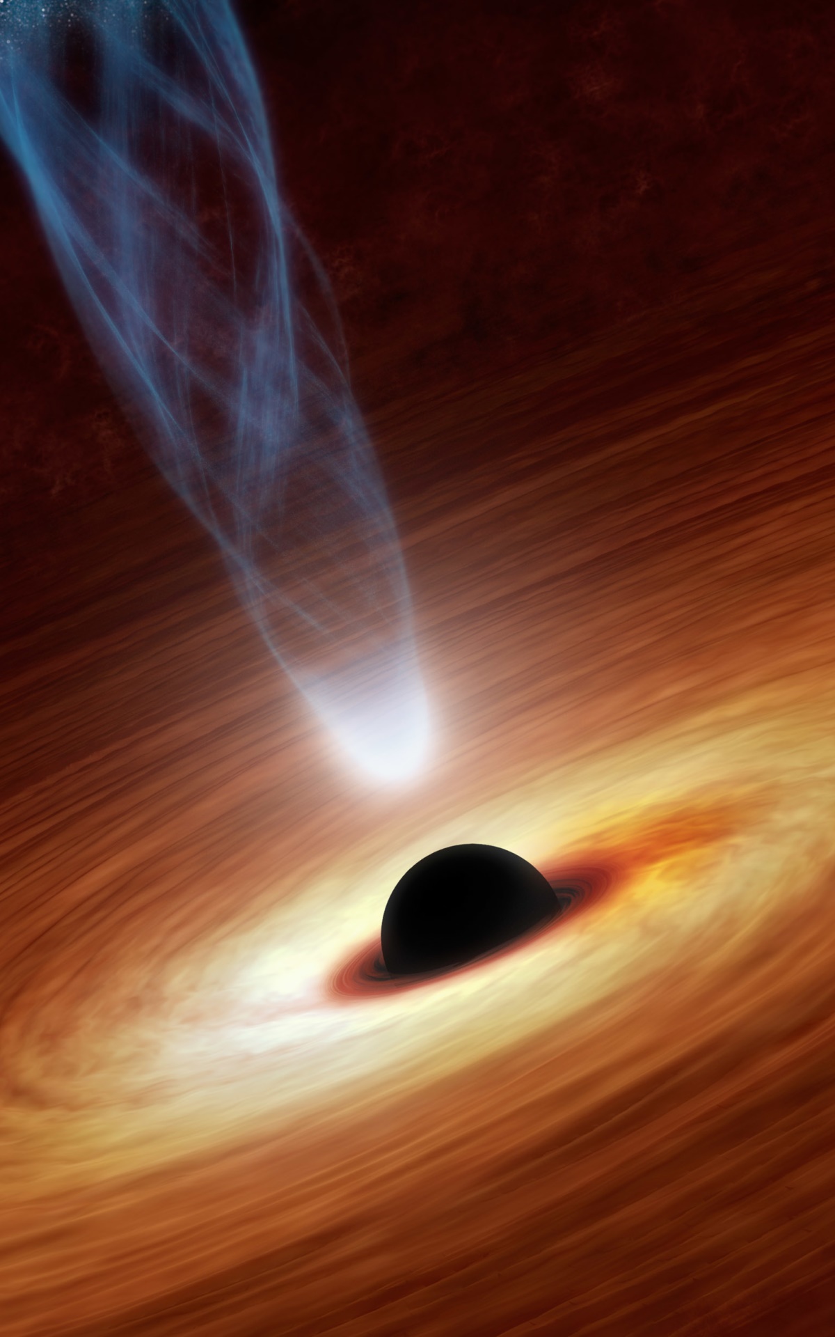 Sci Fi Black Hole, Space, 1200x1920, Phone HD Wallpaper