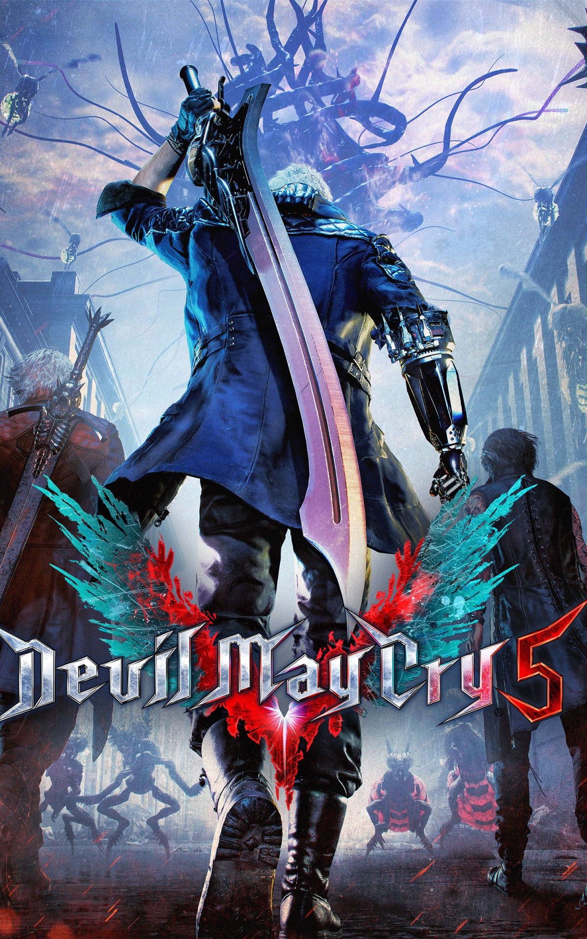 Video Game Devil May Cry 5, Dante (Devil May Cry), V (Devil May Cry), Nero (Devil May Cry), 1200x1920, Phone HD Wallpaper