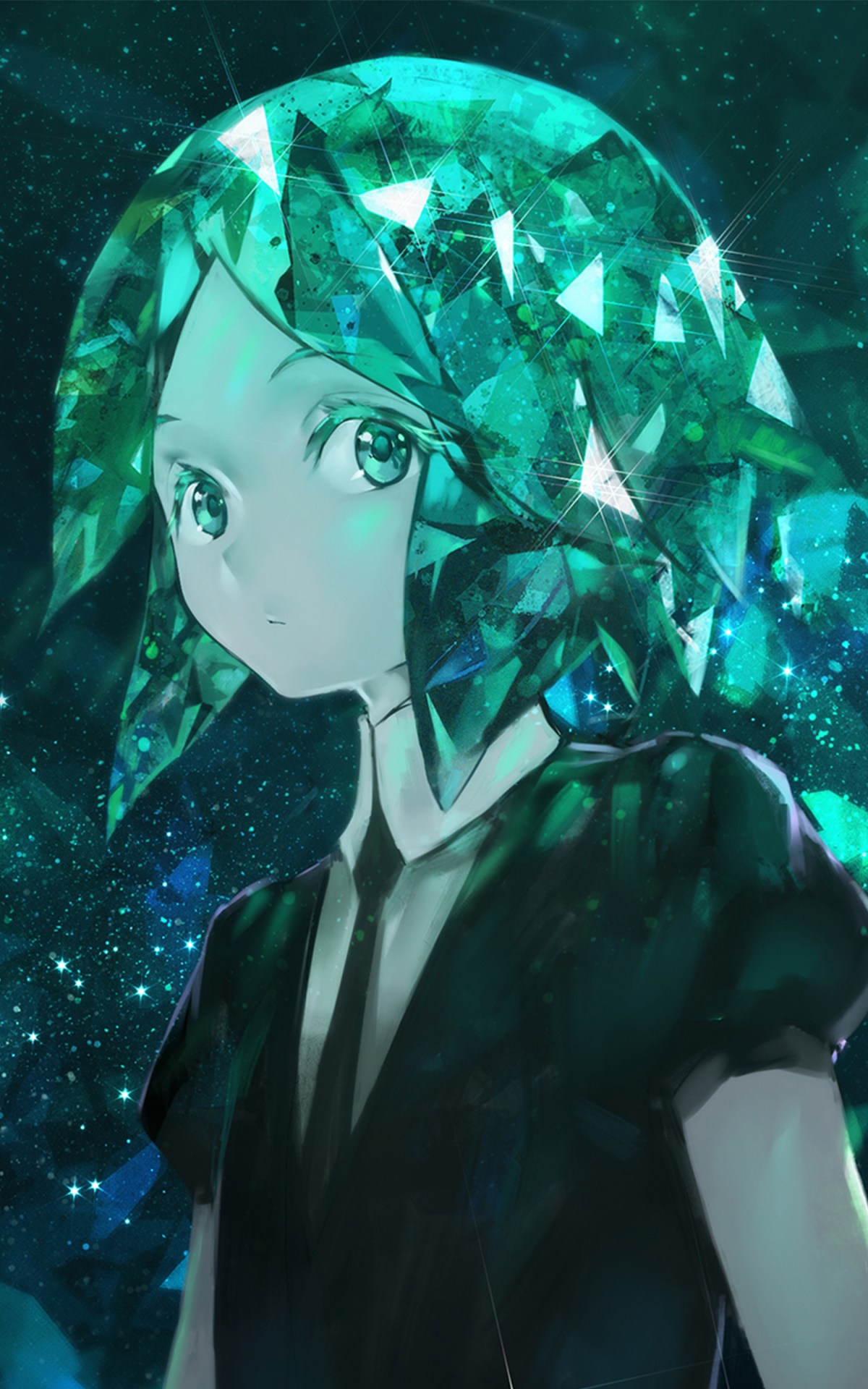 Anime Houseki no Kuni, Phosphophyllite (Houseki No Kuni), 1200x1920, Phone HD Wallpaper