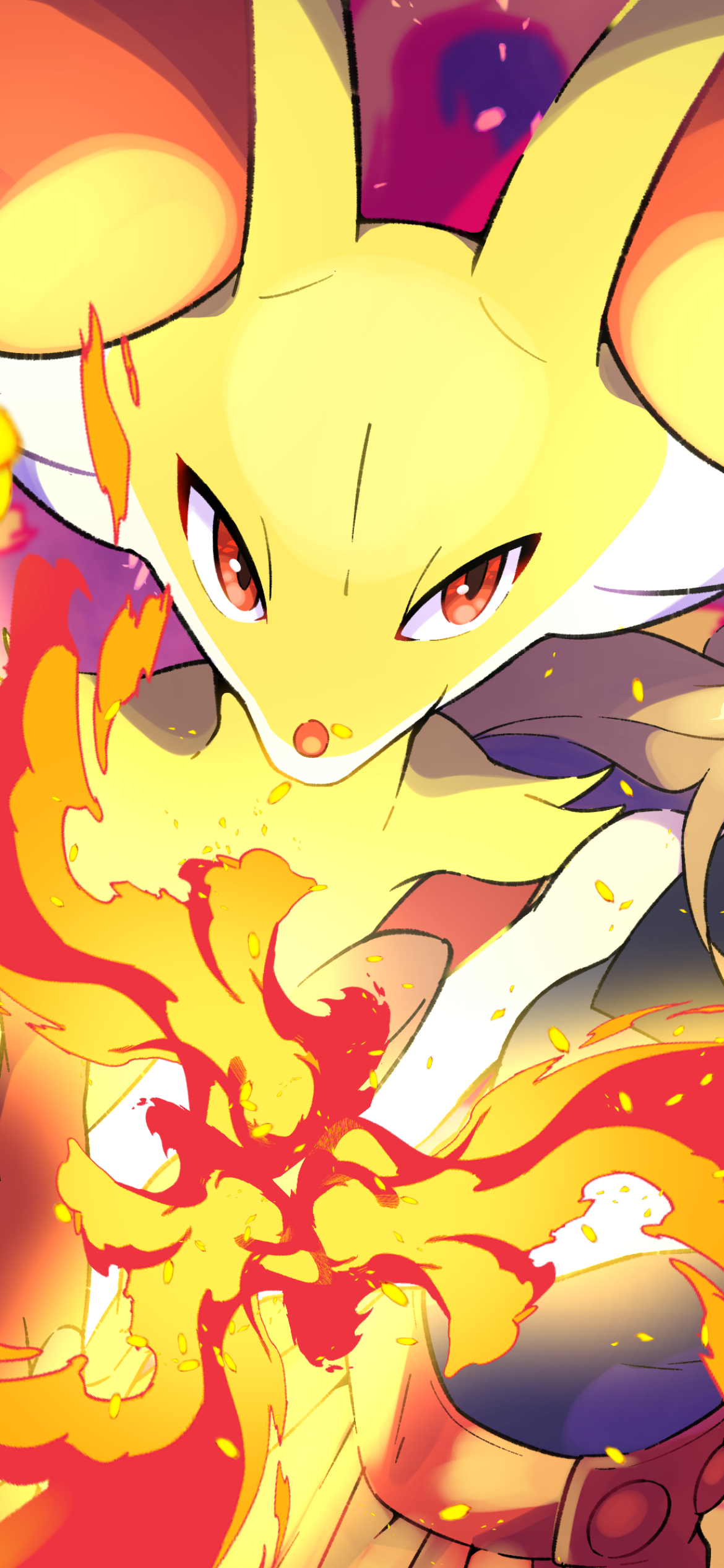 Anime Pokémon, Delphox (Pokémon), 1170x2532, Phone HD Wallpaper