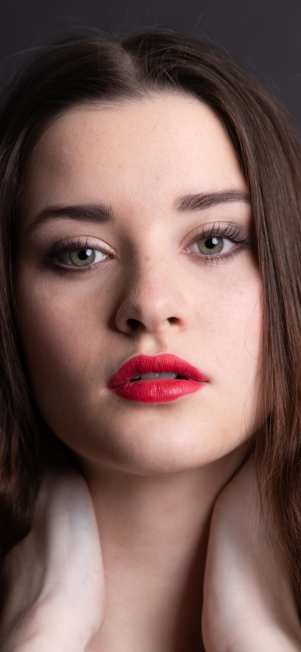 Women Model, Lipstick, 1170x2532, Phone HD Wallpaper