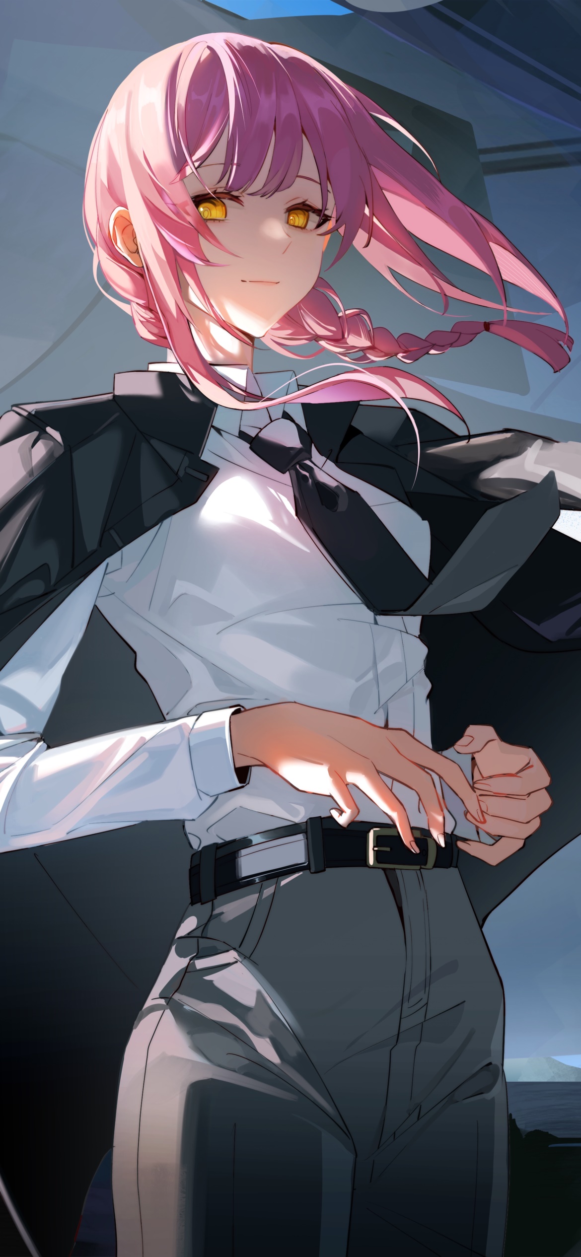Anime Chainsaw Man, Makima (Chainsaw Man), 1170x2532, Phone HD Wallpaper
